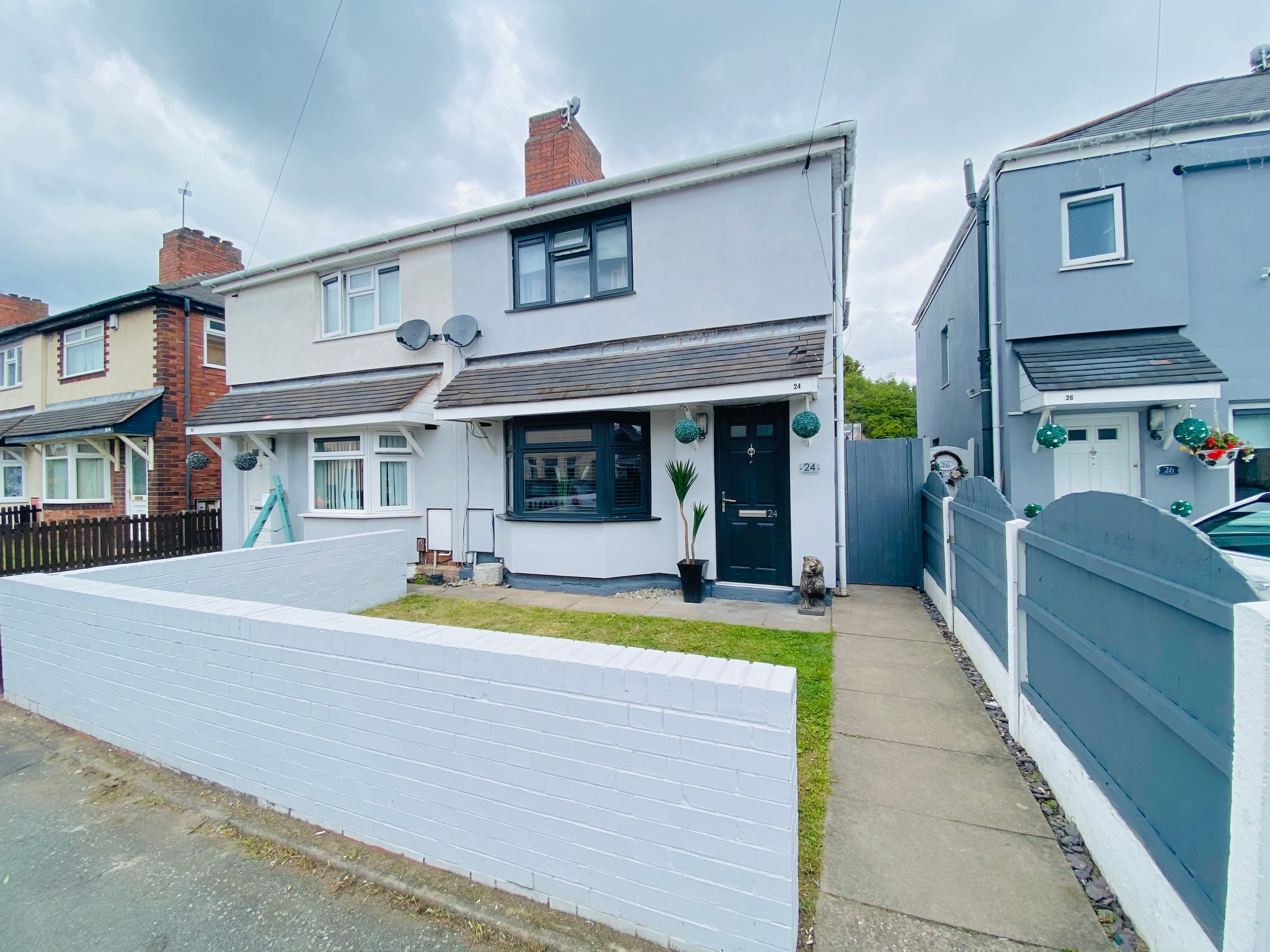2 bed semidetached house for sale in Castlecroft Road, Bilston WV14