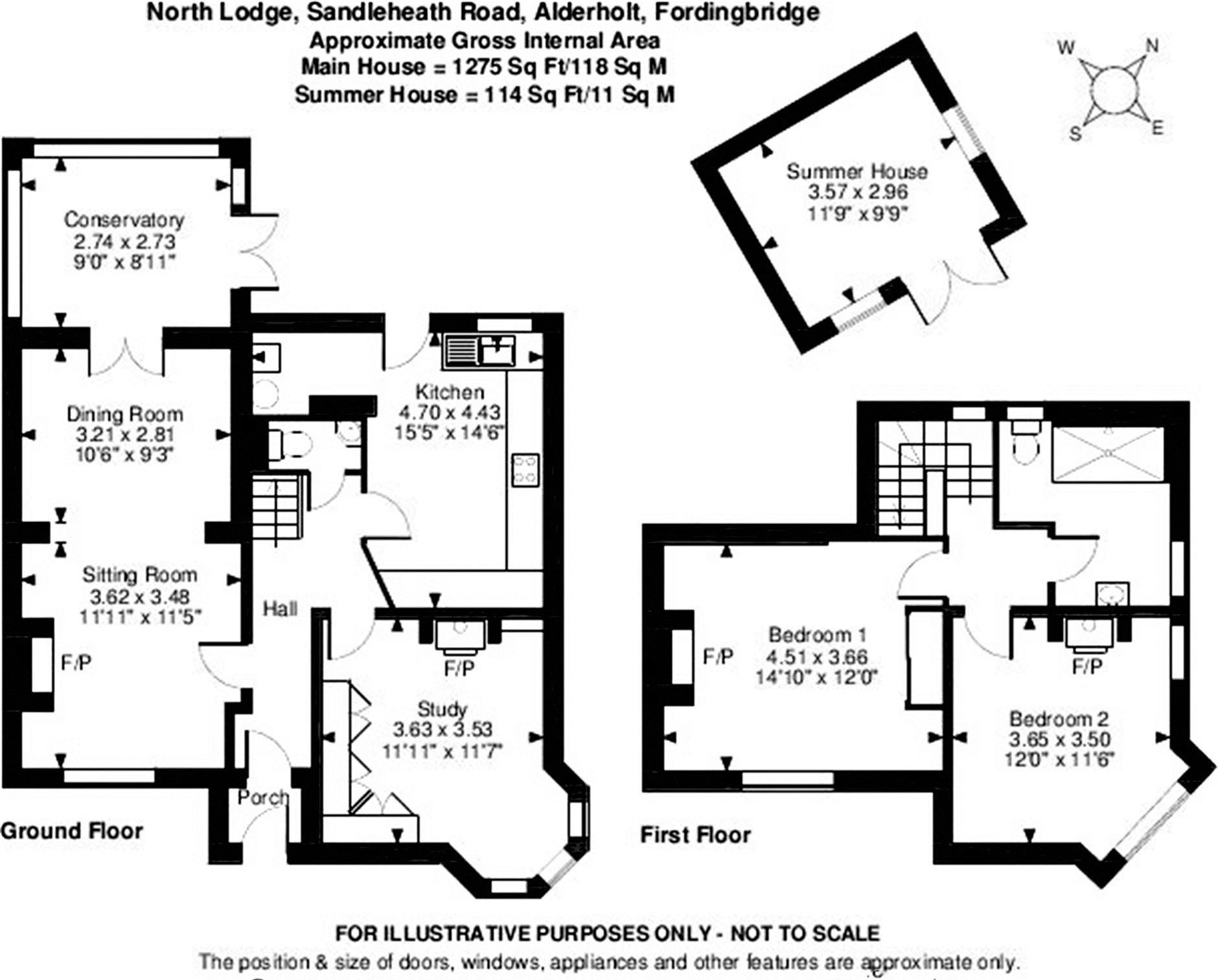 3 bed semidetached house for sale in North Lodge, Sandleheath Road, Alderholt, Fordingbridge