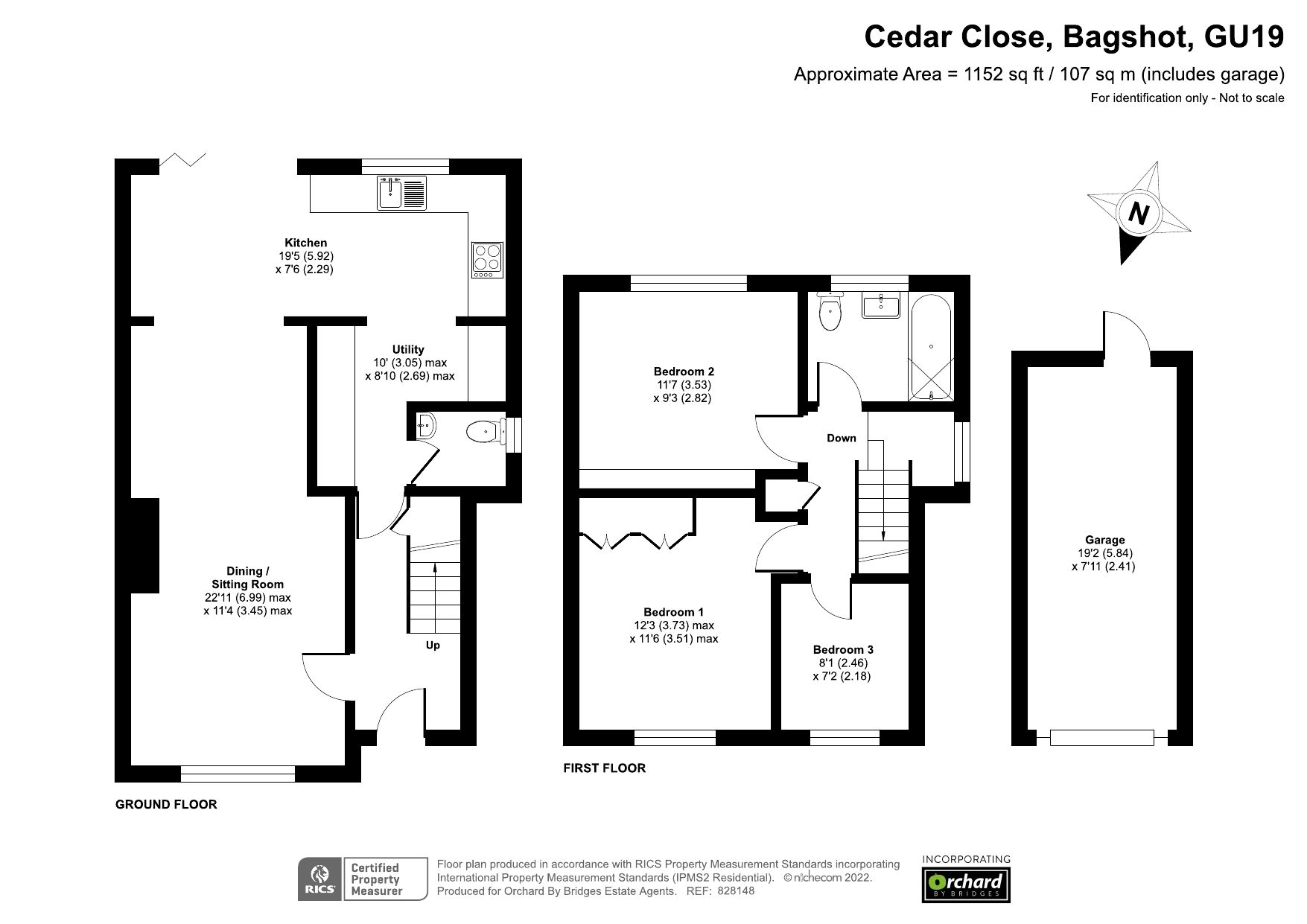 3 bed detached house for sale in Cedar Close, Bagshot, Surrey GU19 Zoopla