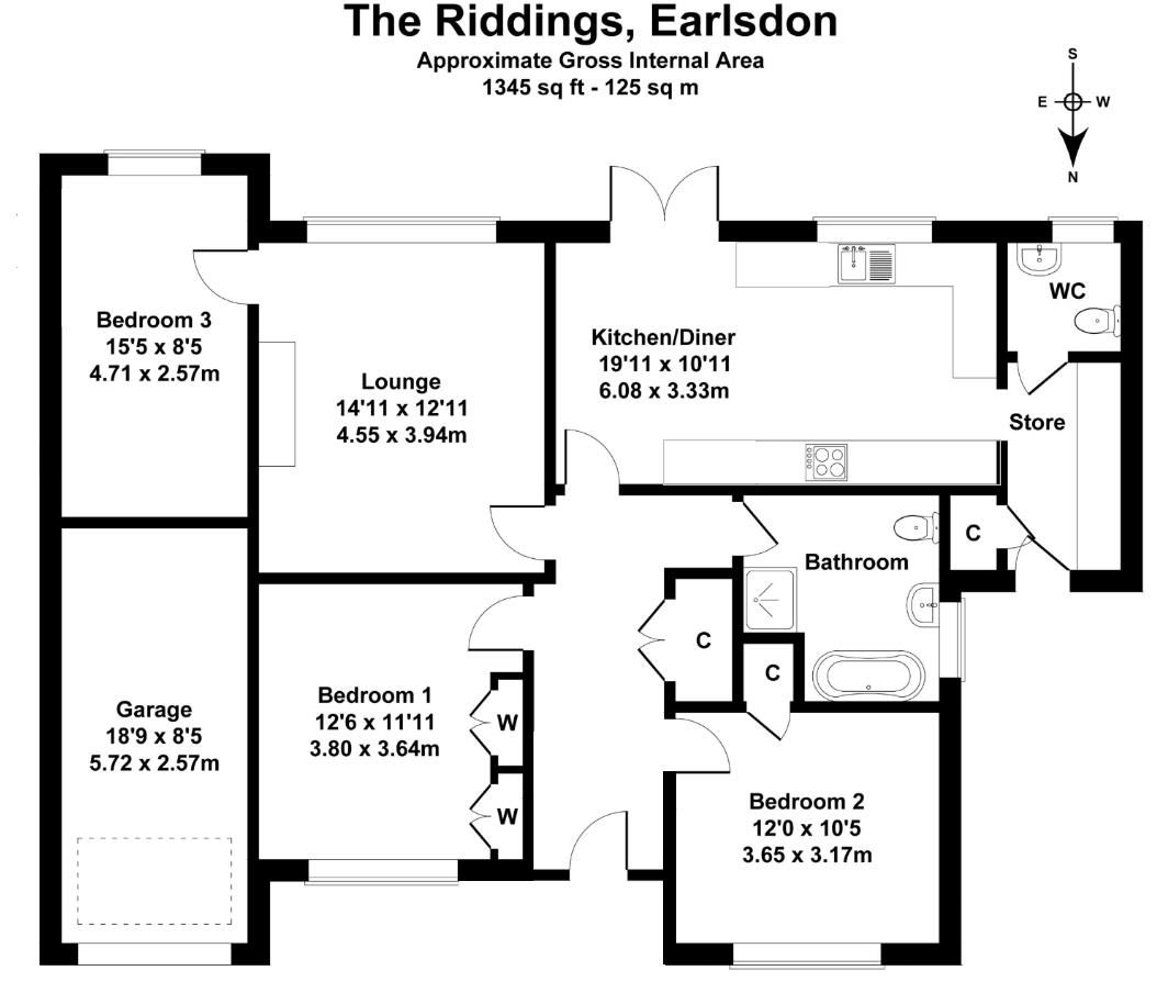3 bed detached bungalow for sale in The Riddings, Earlsdon, Coventry