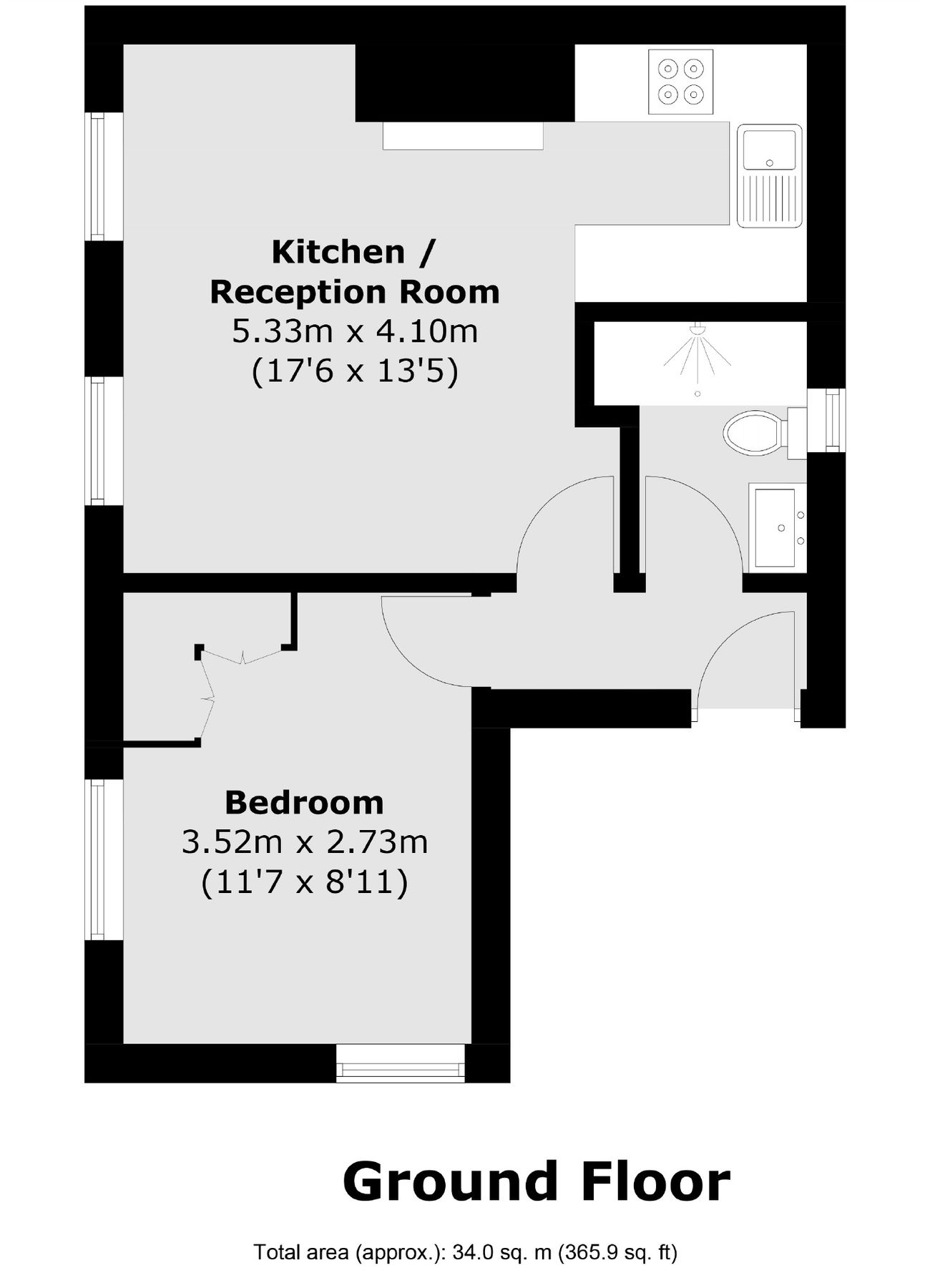 1 bed flat to rent in Thornton Avenue, London SW2 Zoopla