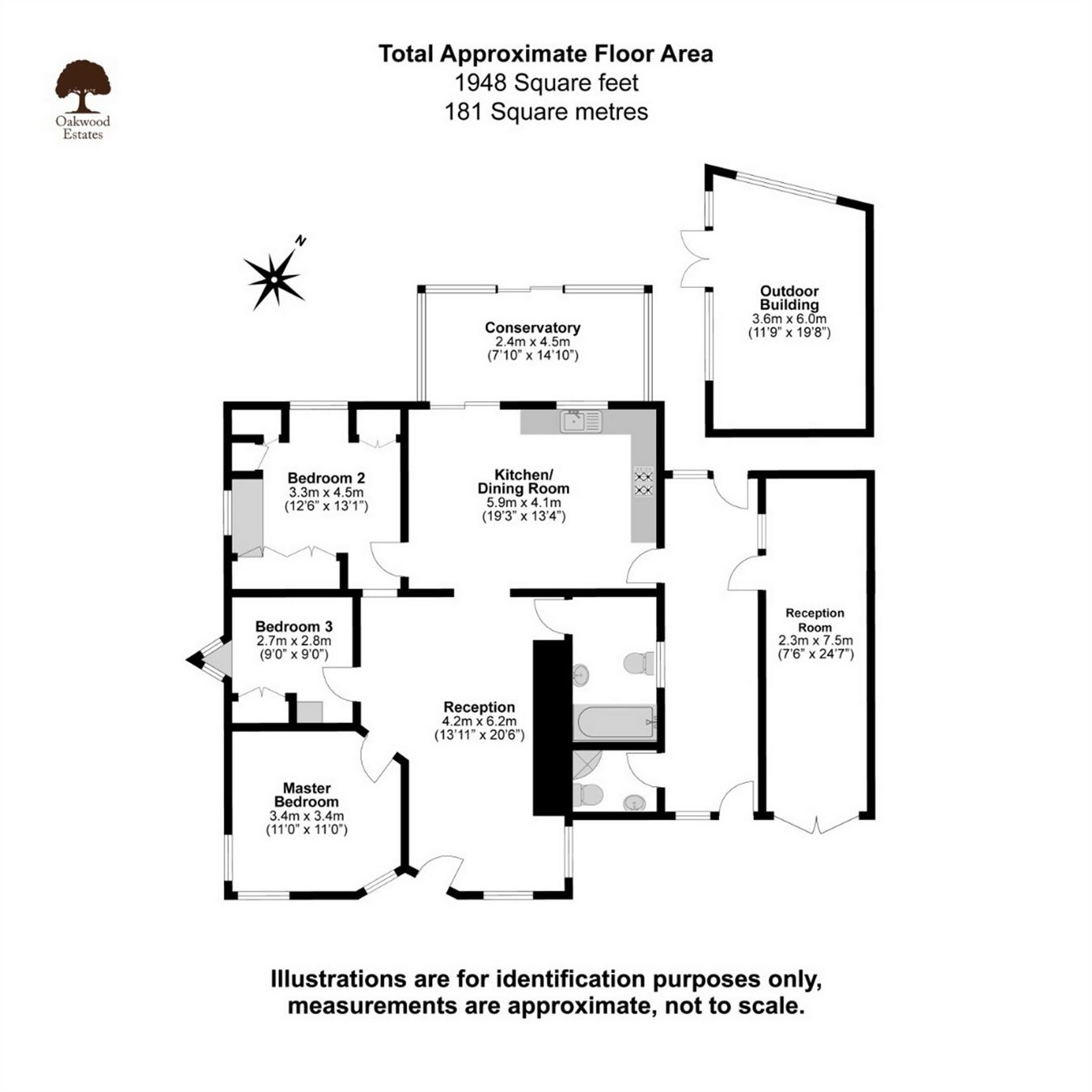 3 bed detached house for sale in Lawn Avenue, West Drayton, Middlesex