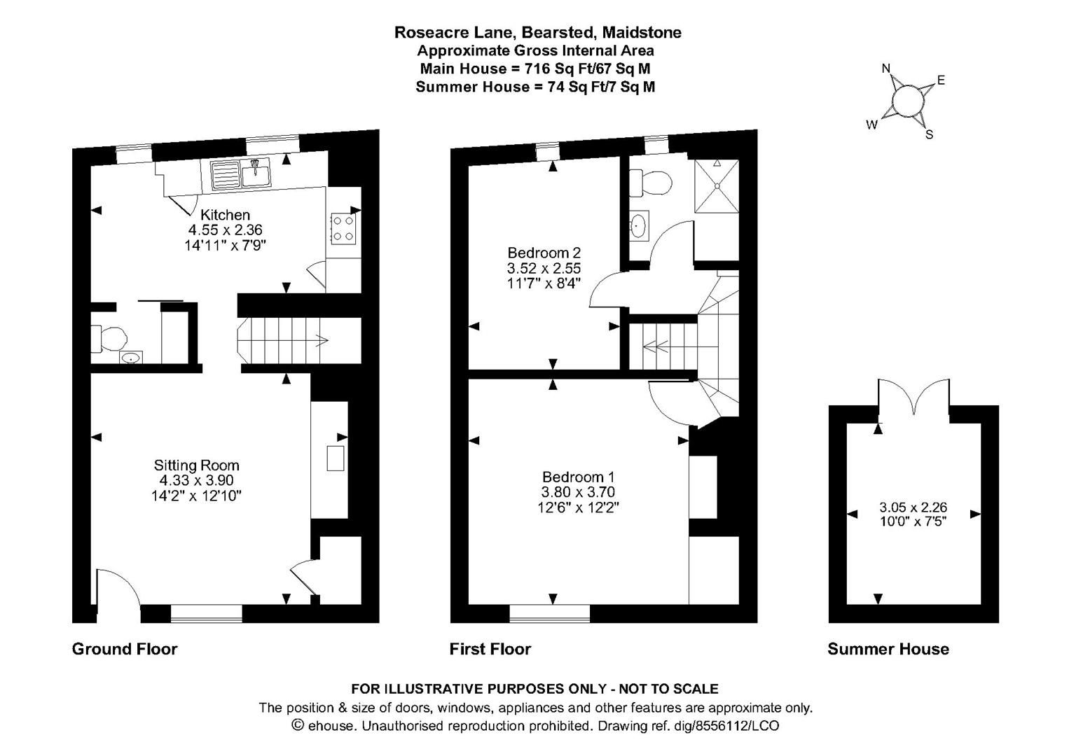 2 bed cottage for sale in Roseacre Lane, Bearsted, Maidstone ME14 Zoopla