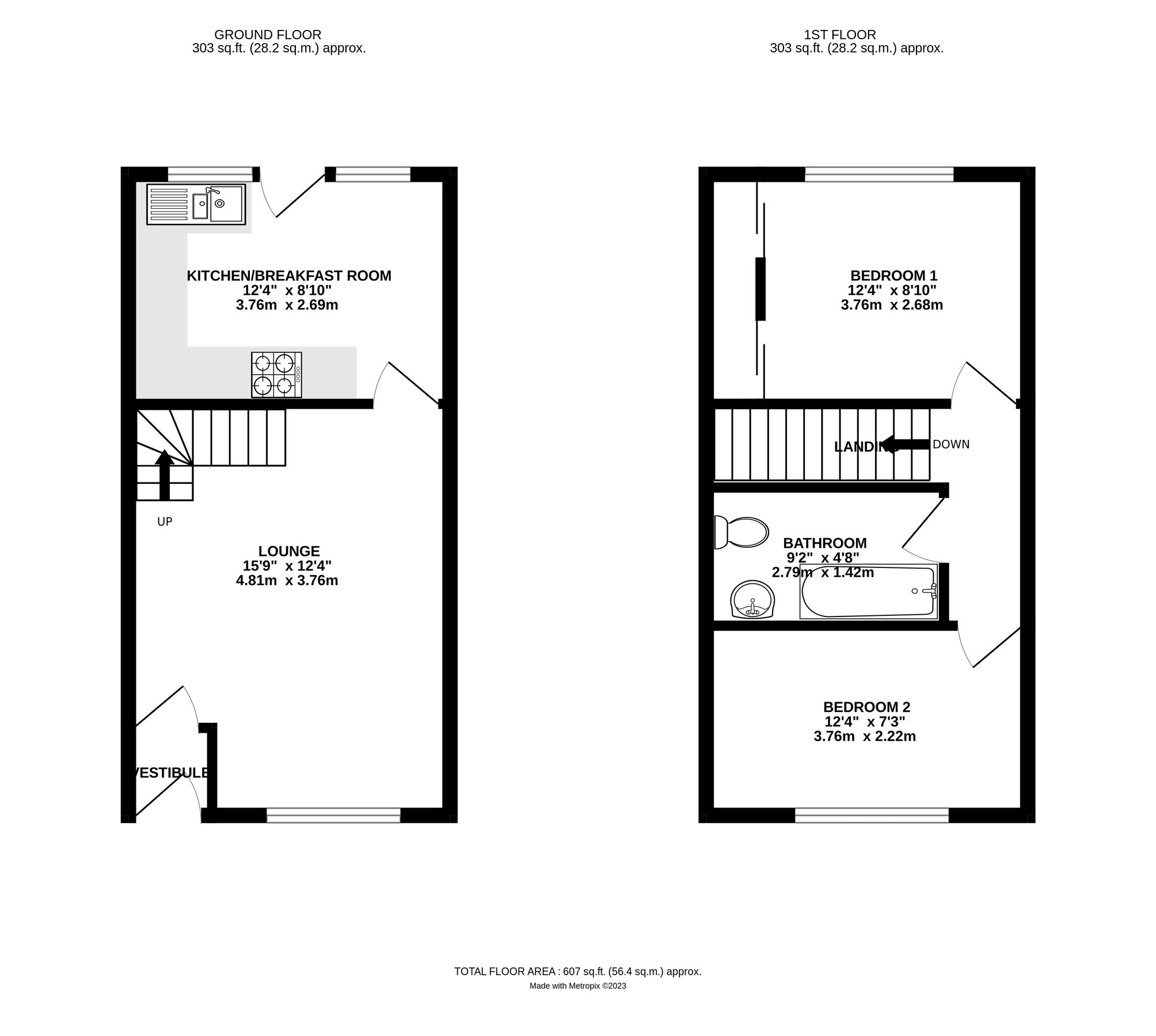 2 bed terraced house to rent in Fleet Close, Littlehampton, West Sussex