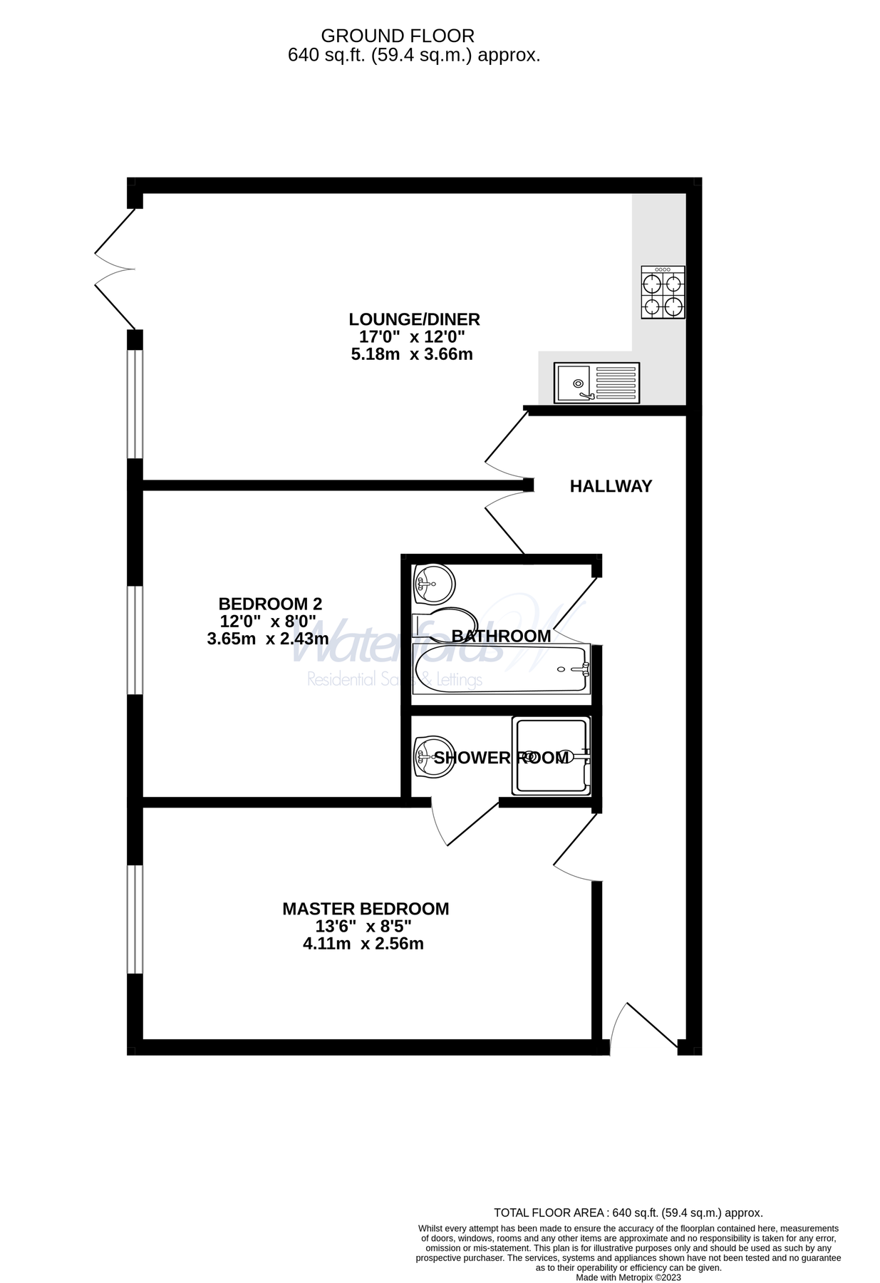 2 bed flat for sale in Monteagle Lane, Yateley, Hampshire GU46 Zoopla