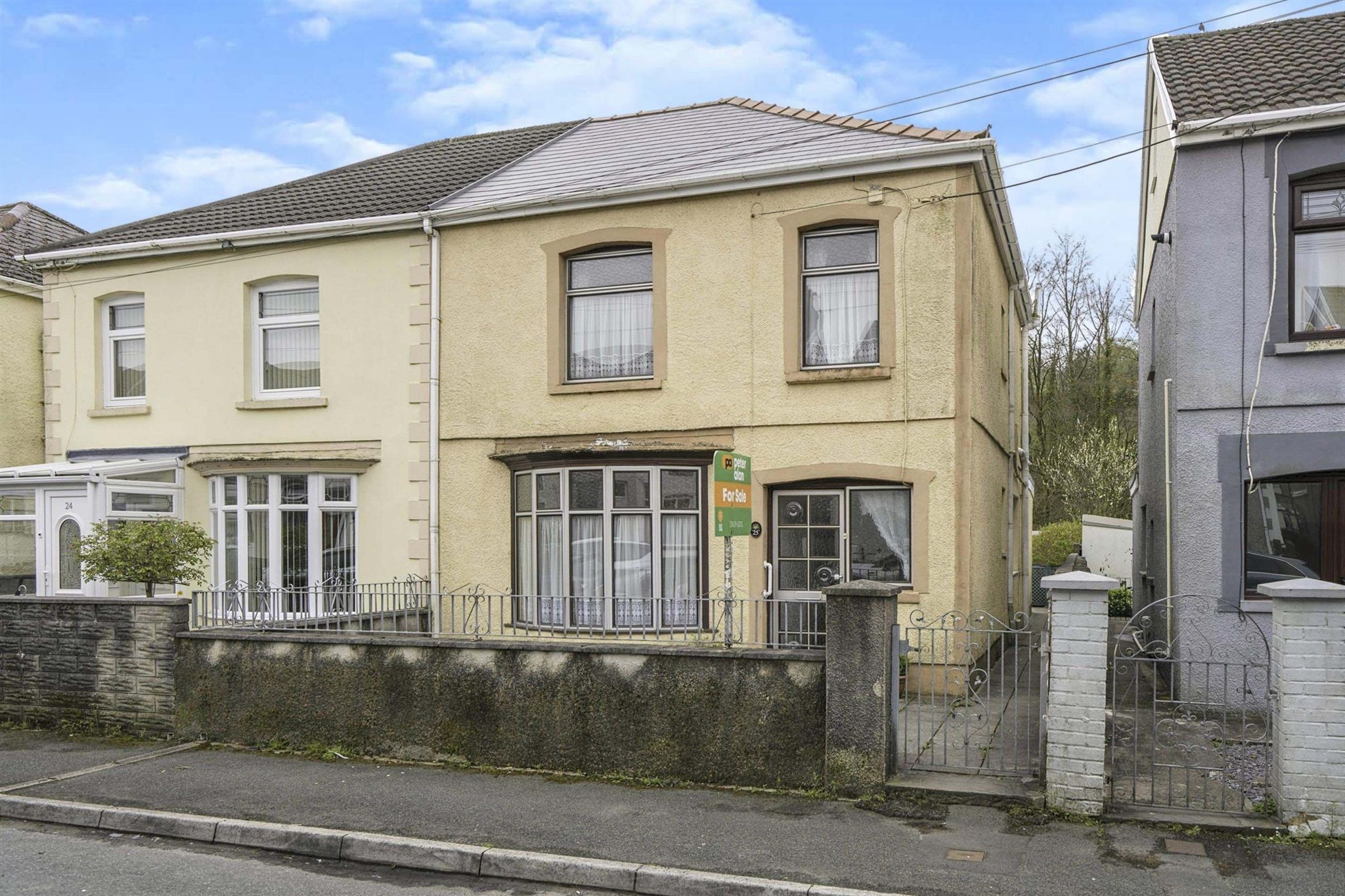 3 bed semidetached house for sale in Edward Street, Glynneath, Neath