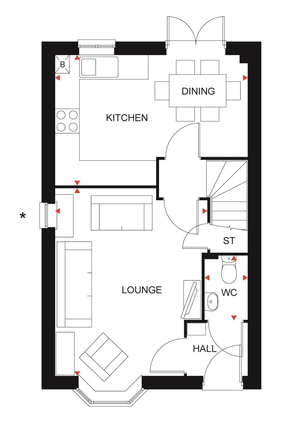 New home, 3 bed semidetached house for sale in at Sweechgate
