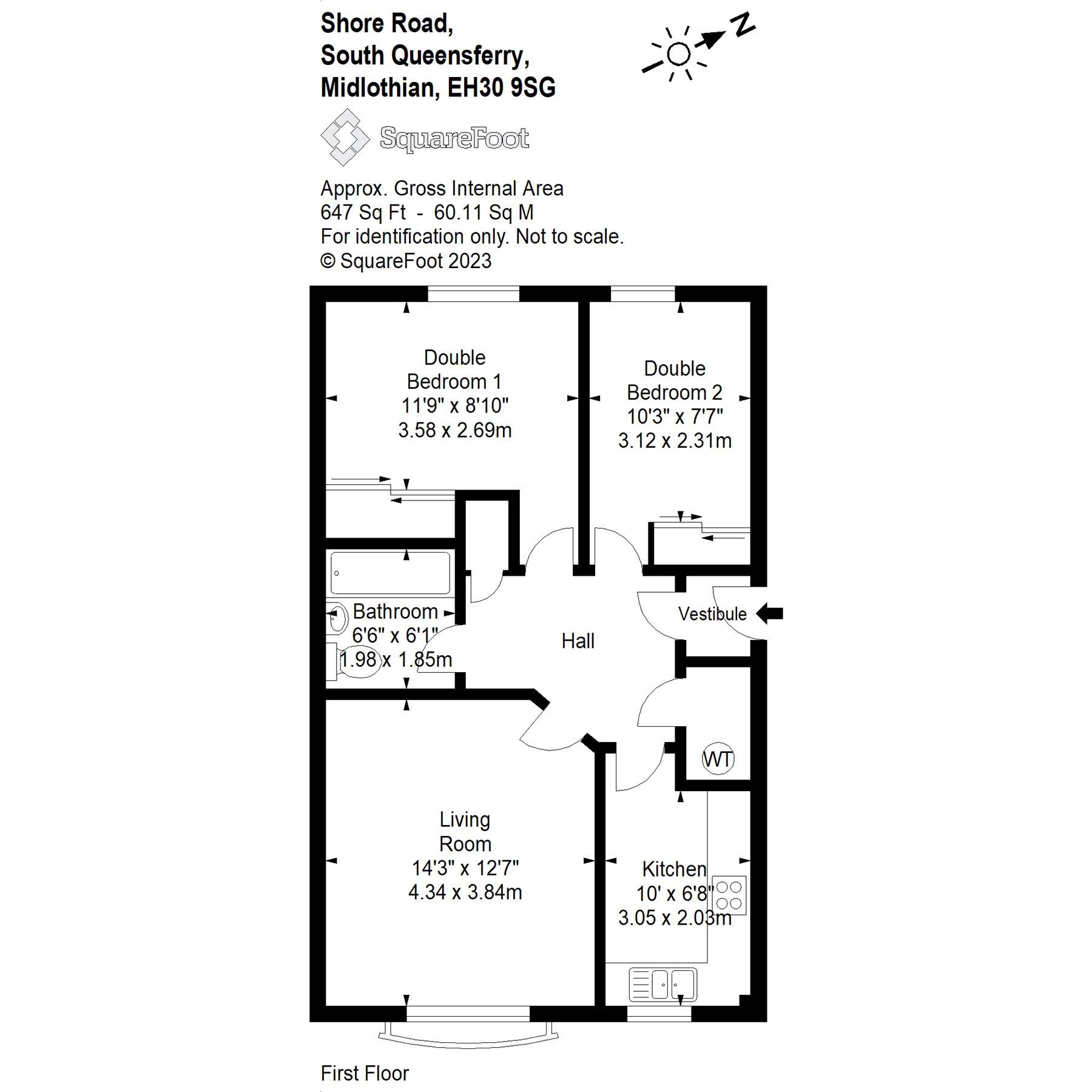 2 bed flat for sale in 32/4, Shore Road, South Queensferry, Midlothian