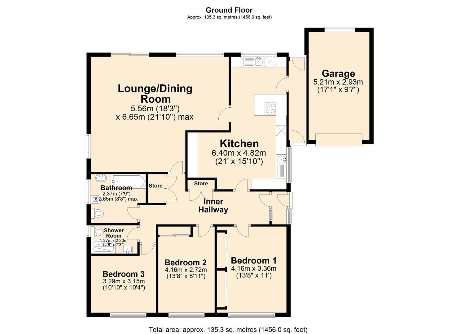3 bed detached bungalow for sale in 7 Hall Rise, Darley Dale, Matlock