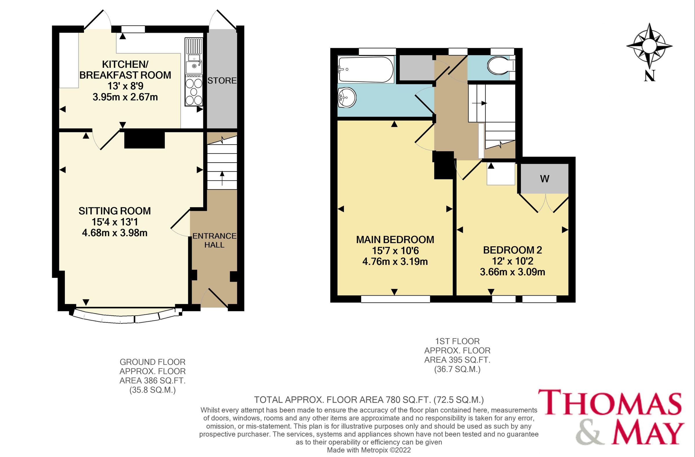 2 bed terraced house for sale in Worsted Green, Merstham, Surrey RH1