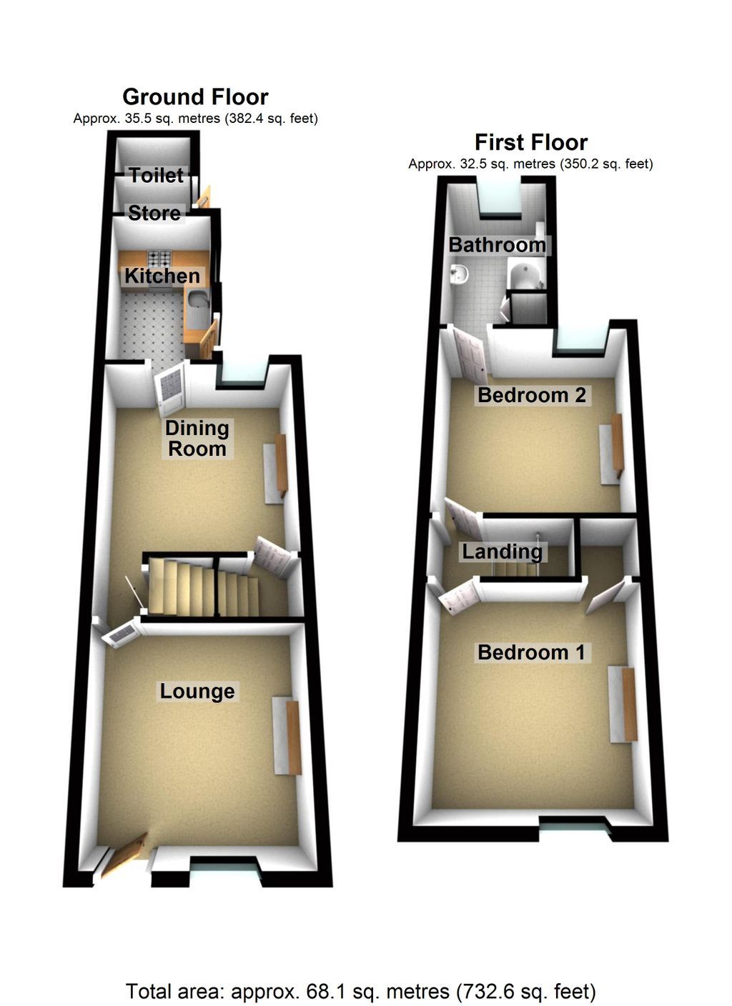 2 bed terraced house for sale in Pennygate, Spalding PE11 Zoopla