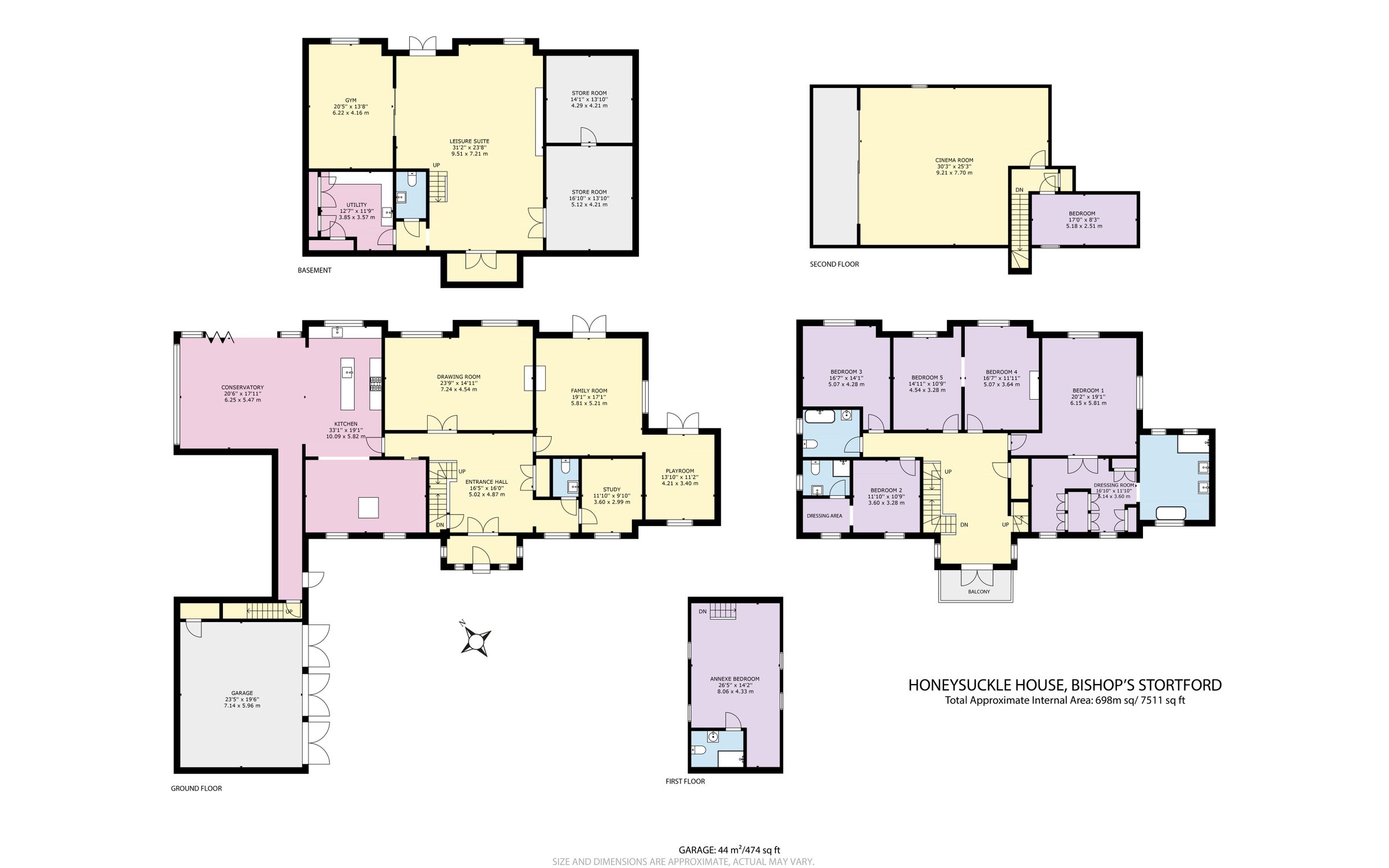 7 bed detached house for sale in Great Hadham Road, Stortford, Hertfordshire CM23. Zoopla