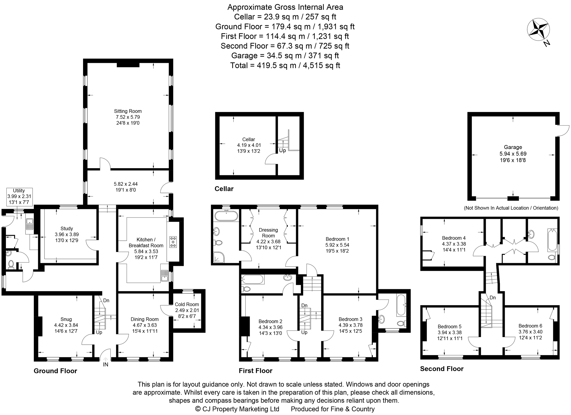 6 bed detached house for sale in London Road, Aston Clinton, Aylesbury