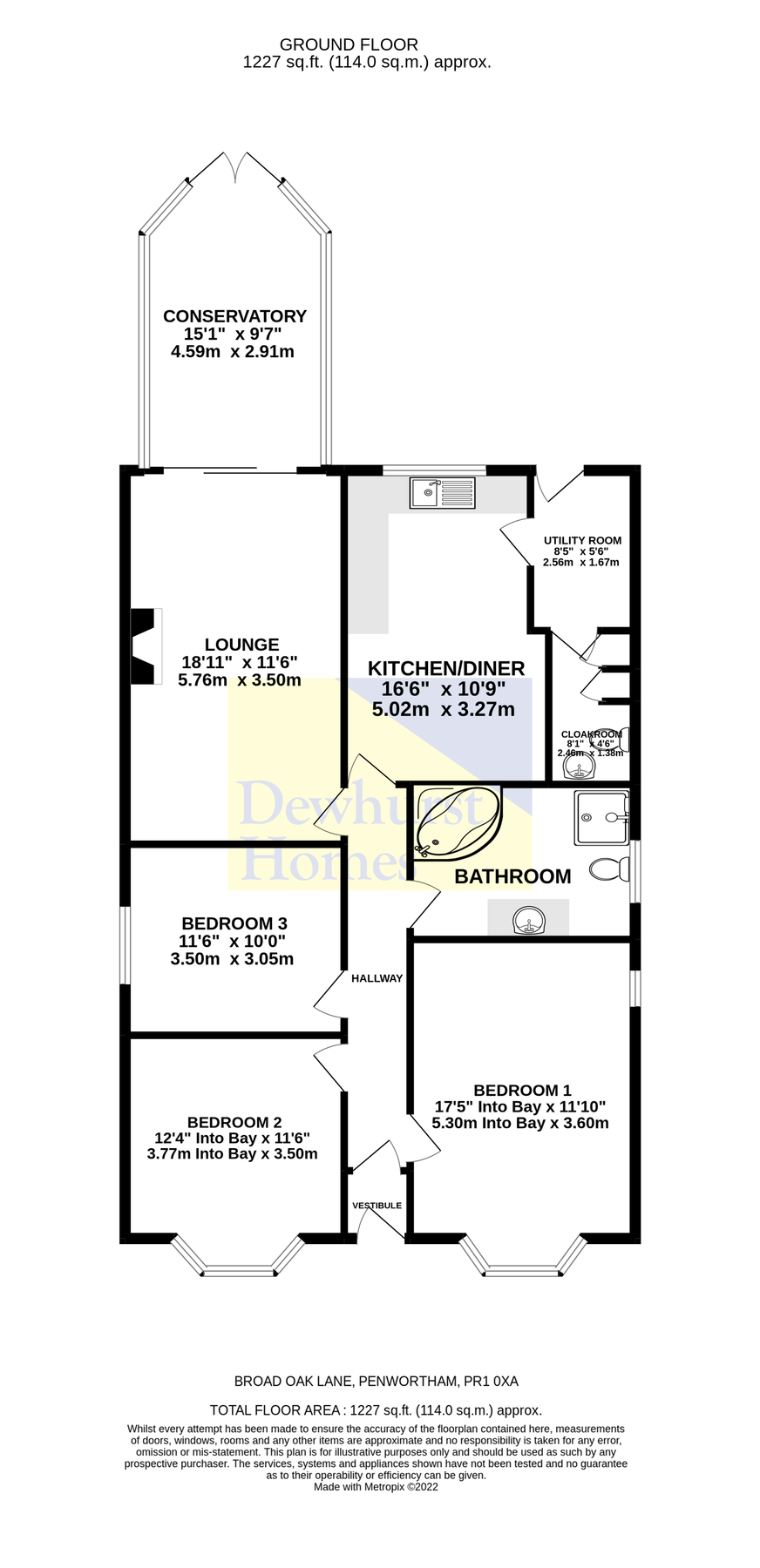 3 bed bungalow for sale in Broad Oak Lane, Penwortham PR1 Zoopla