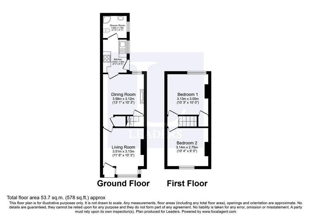 2 bed end terrace house for sale in Gratton Road, Bedford, Bedfordshire