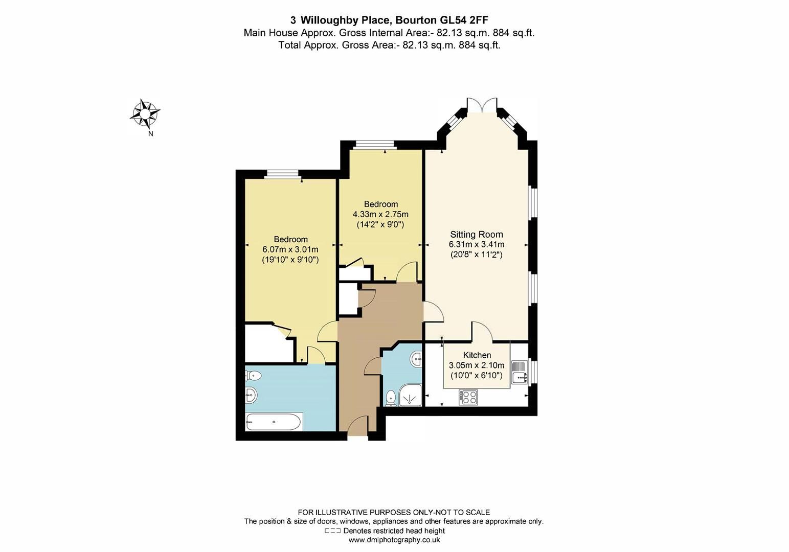 2 bed property for sale in Station Road, BourtonOnTheWater
