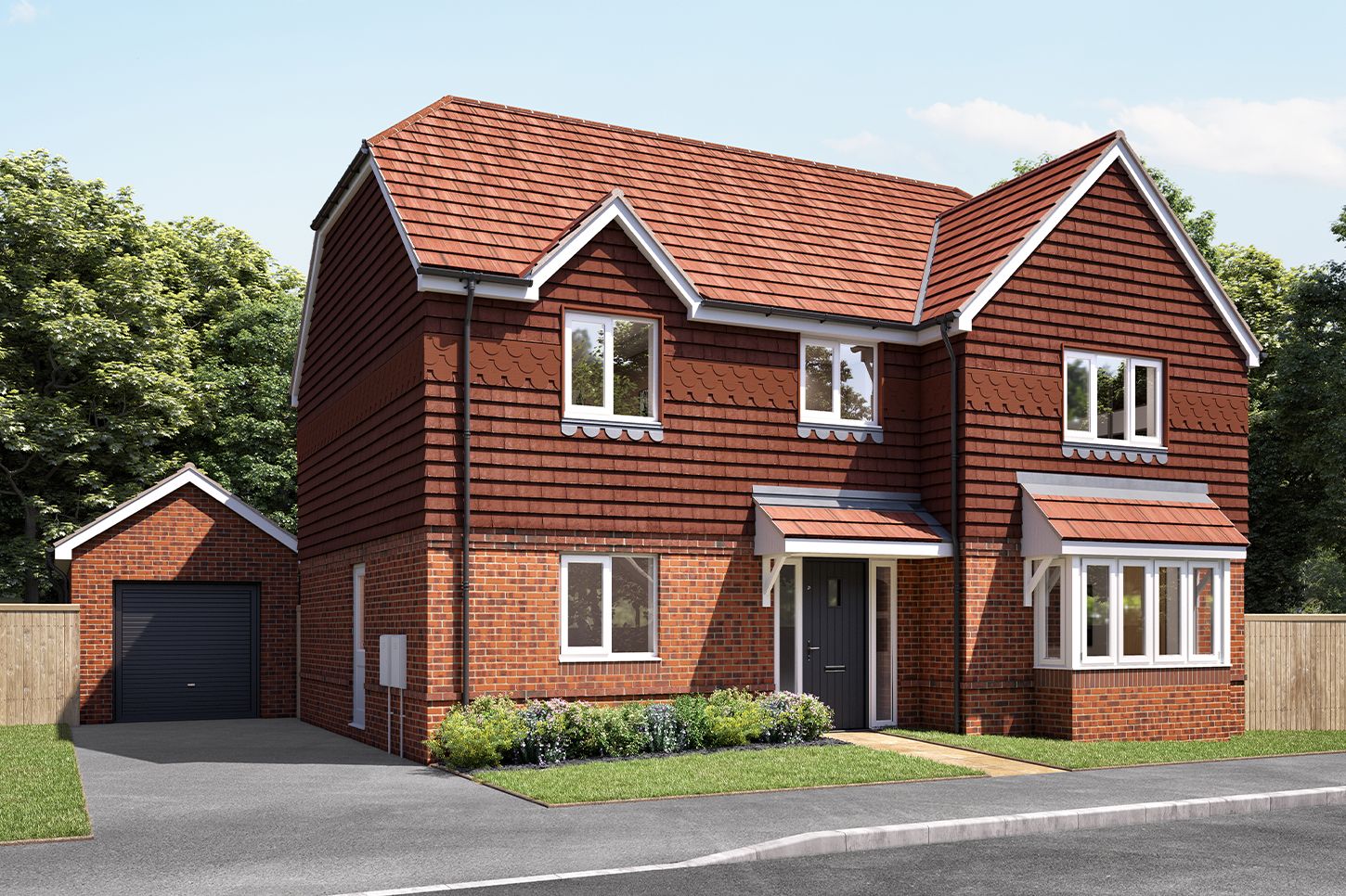 New home, 4 bed detached house for sale in "The Cottingham" at London