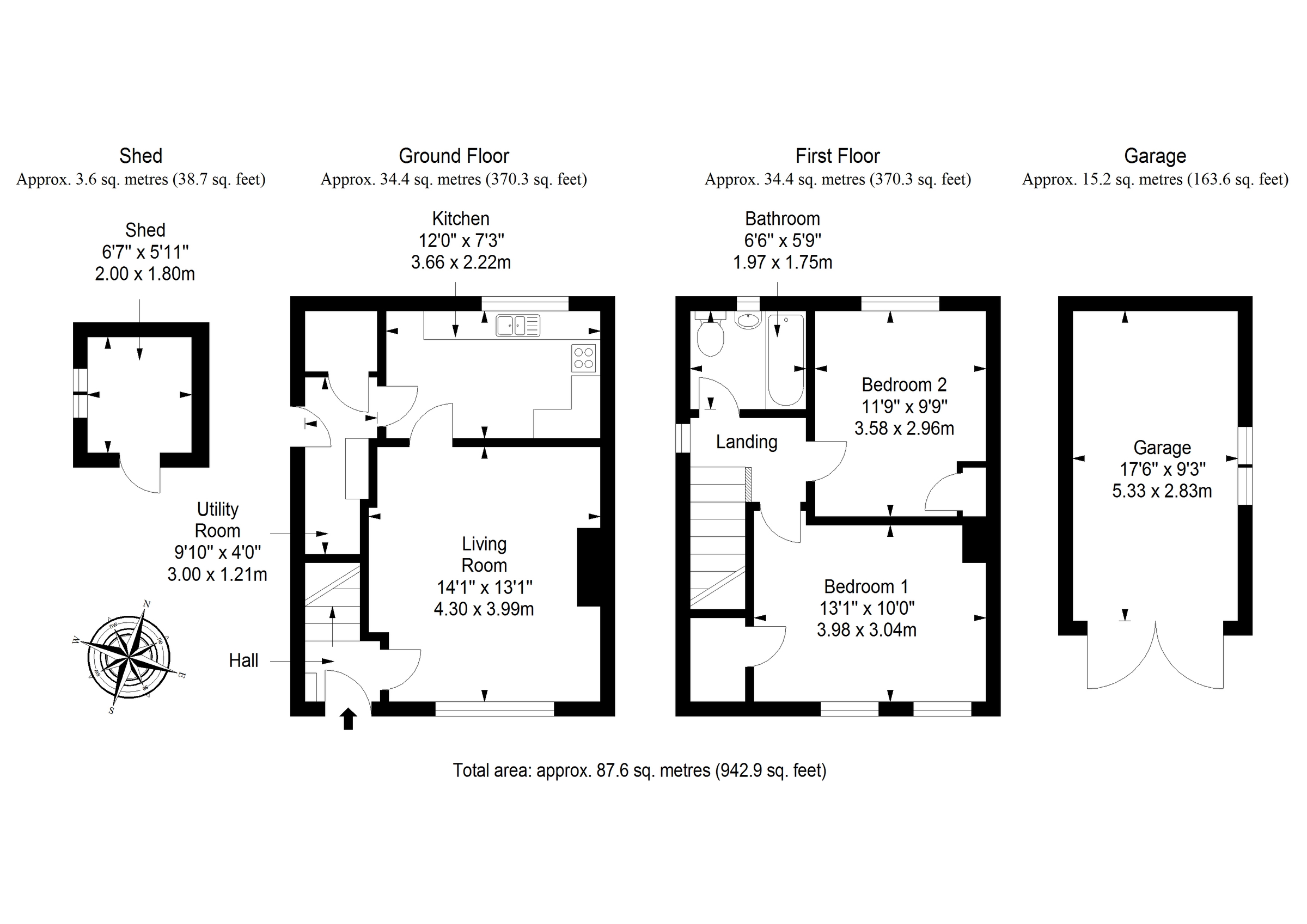 2 bed semidetached house for sale in Falside Terrace, Bathgate EH48