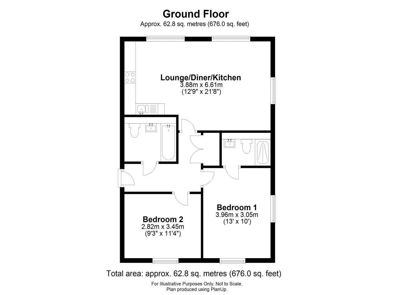 2 bed flat to rent in Britannia Mews, WottonUnderEdge