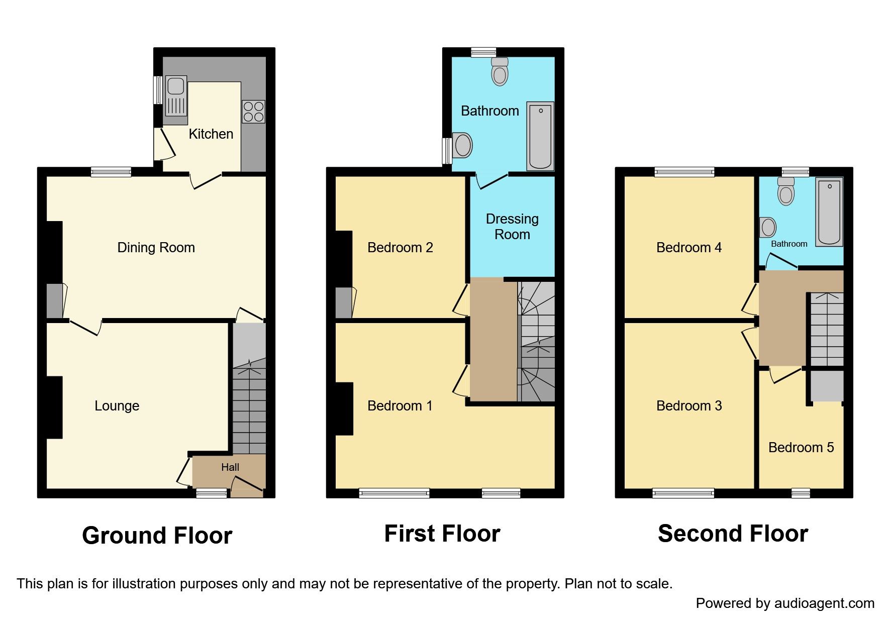 5 bed terraced house for sale in Middle Street, Walker, Newcastle Upon