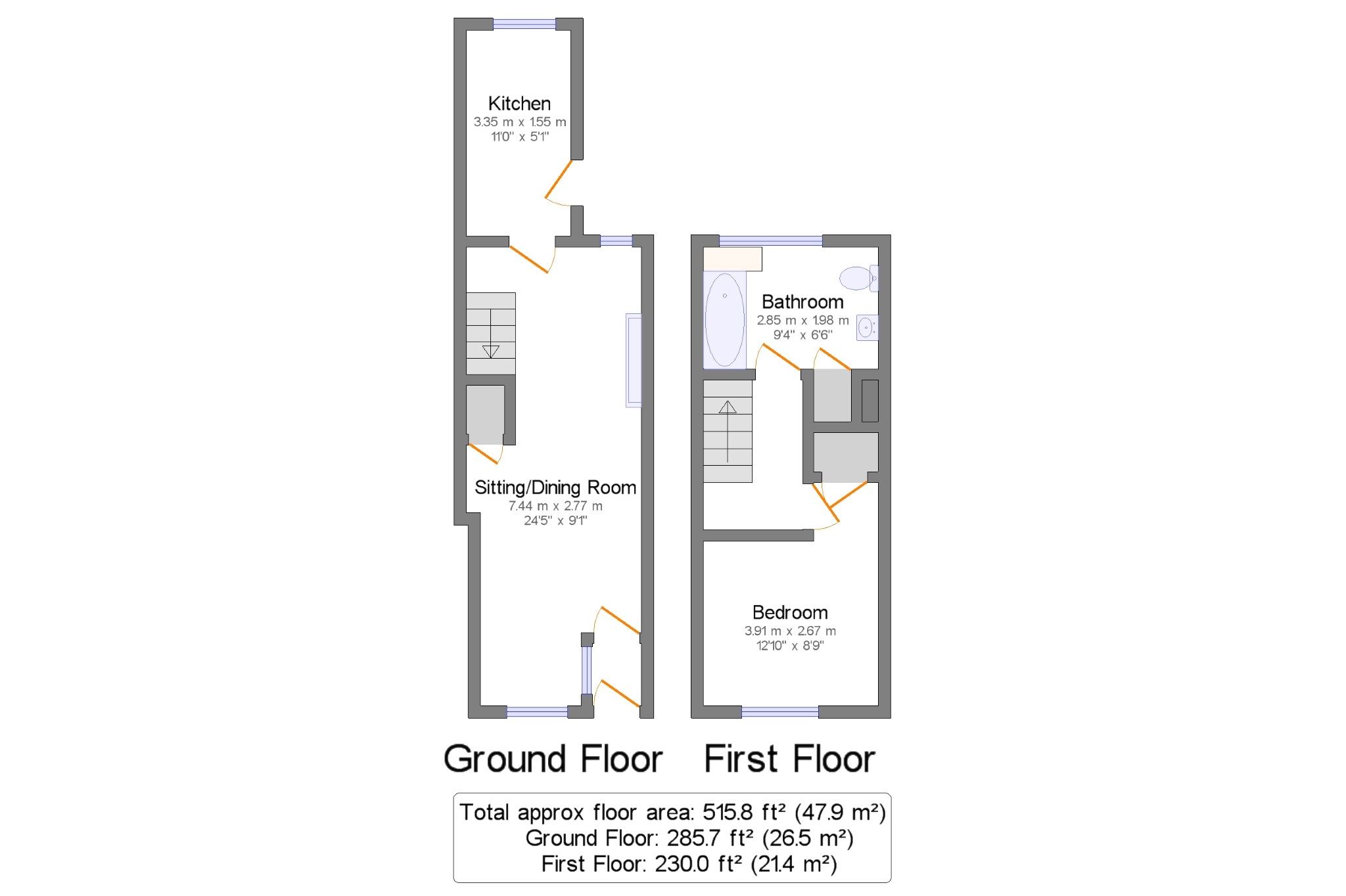 1 bed terraced house for sale in East Street, Westbourne, Emsworth