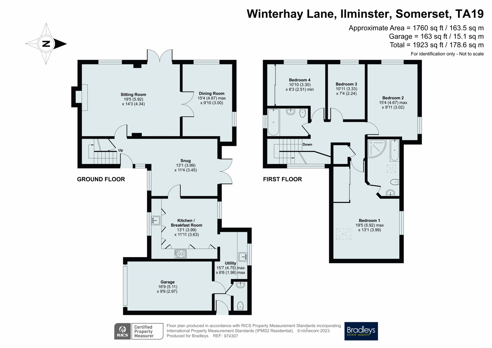 4 bed detached house for sale in Winterhay Lane, Ilminster, Somerset