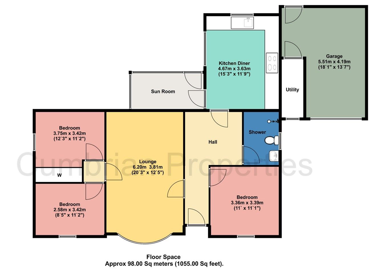 3 bed bungalow for sale in Newton Arlosh, Wigton CA7 Zoopla