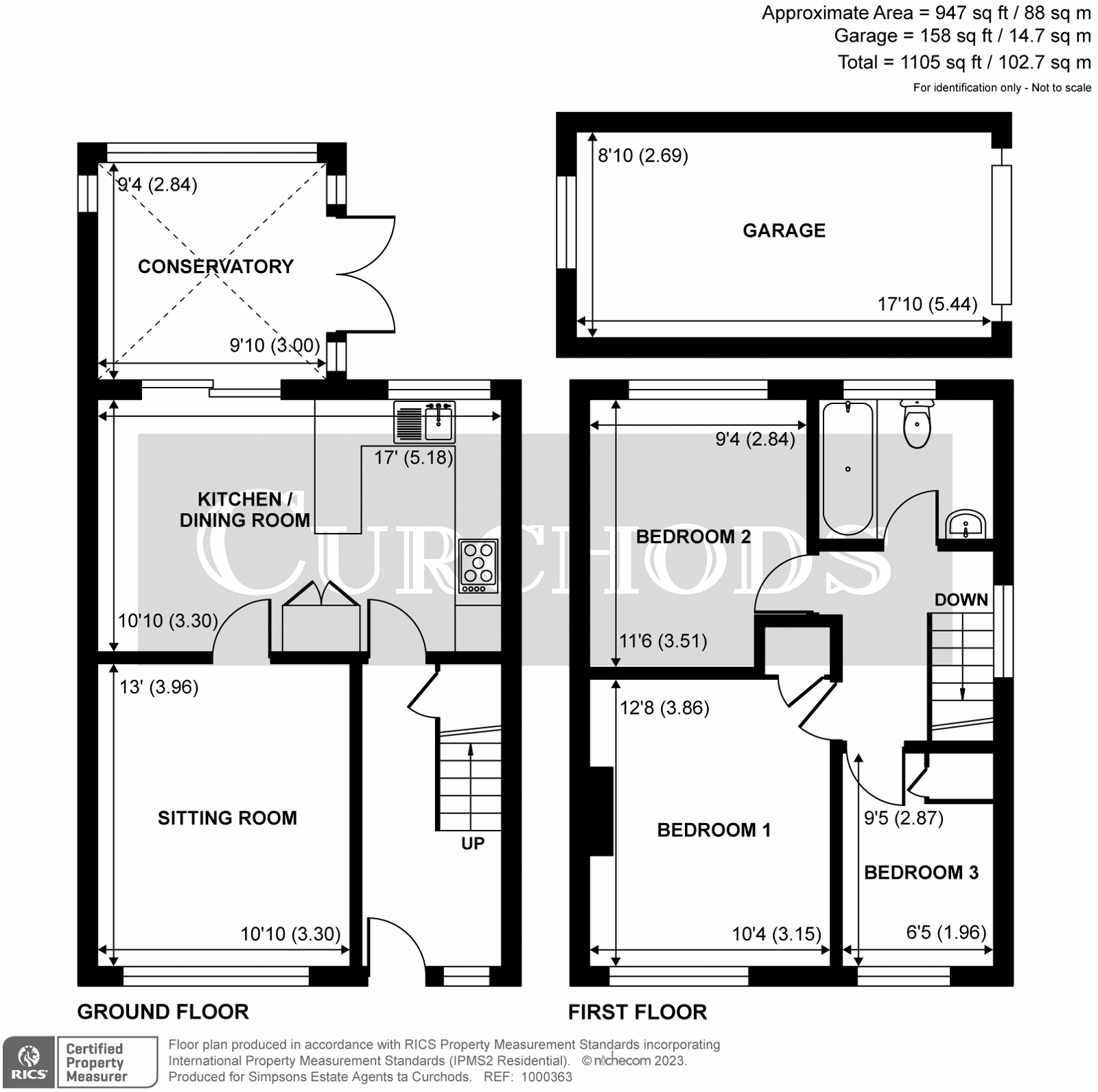 3 bed semidetached house for sale in Linden Way, Ripley, Woking GU23