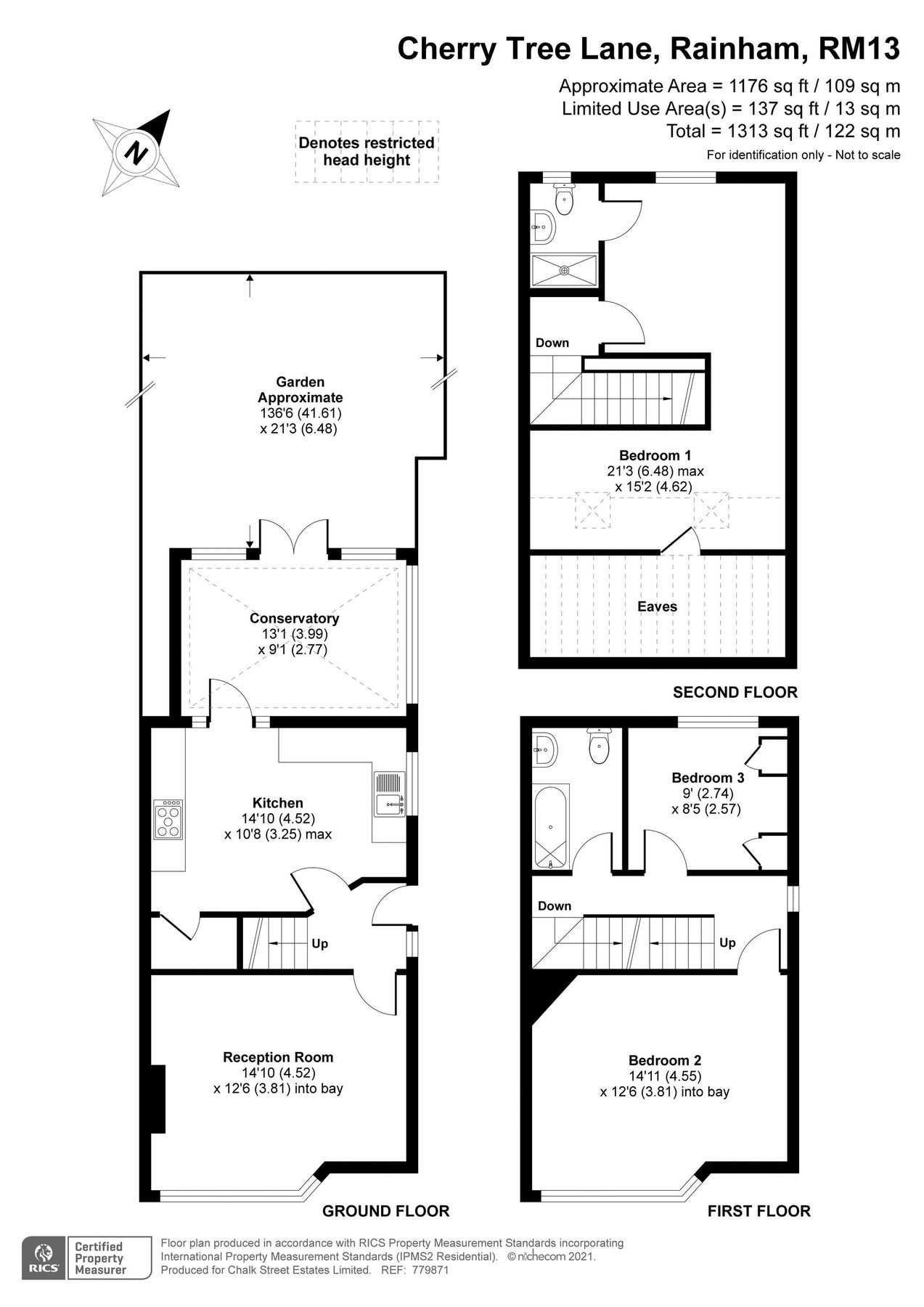 3 bed semidetached house for sale in Cherry Tree Lane, Rainham RM13