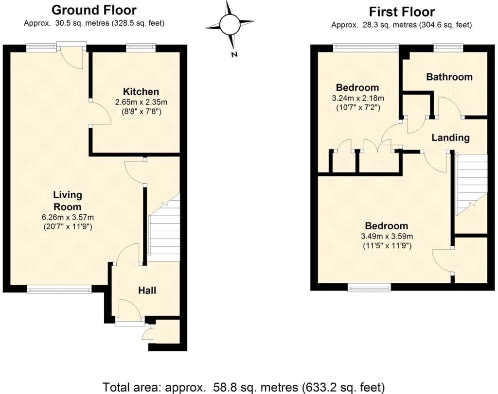 2 bed terraced house to rent in The Wharf, Couch Lane, Devizes