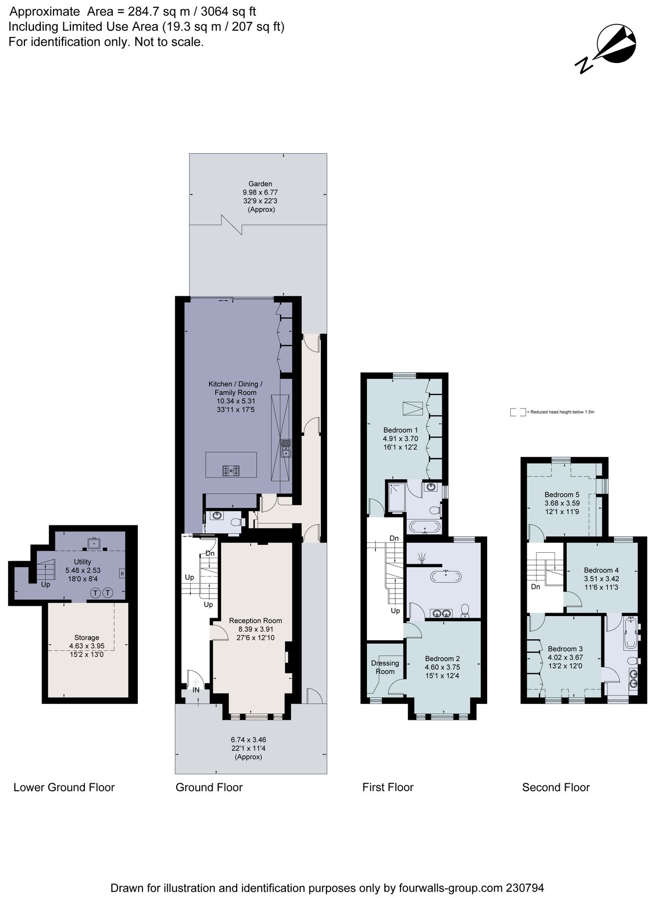 5 bed semidetached house for sale in Cloncurry Street, Park