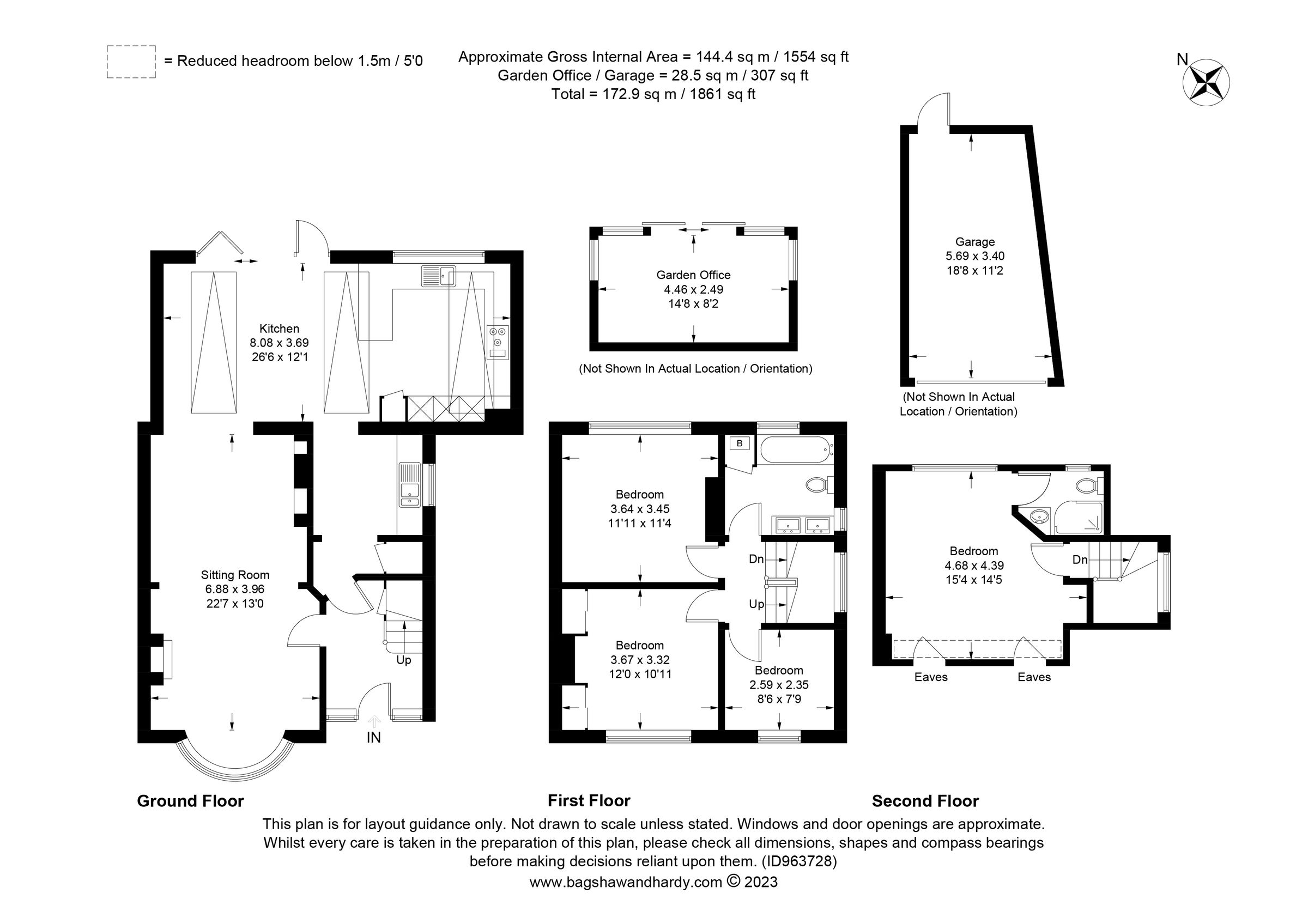 4 bed semidetached house for sale in Roundwood Way, Banstead, Surrey