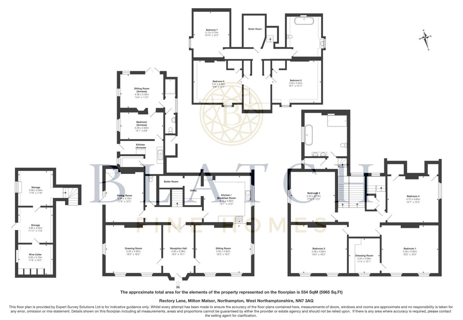 8 bed property for sale in Rectory Lane, Milton Malsor, Northampton NN7