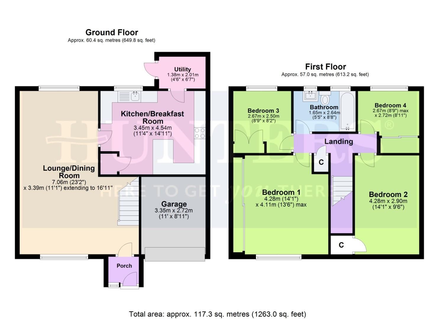 4 bed semidetached house for sale in Iron Mill Place, Crayford
