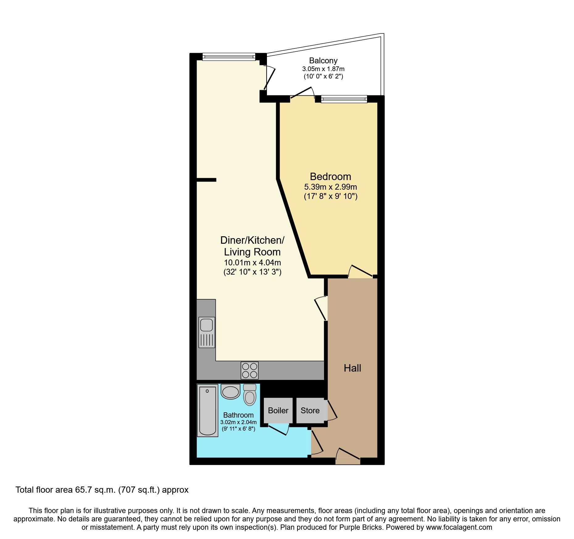 1 bed flat for sale in 164 Queens Promenade, Blackpool FY2 Zoopla