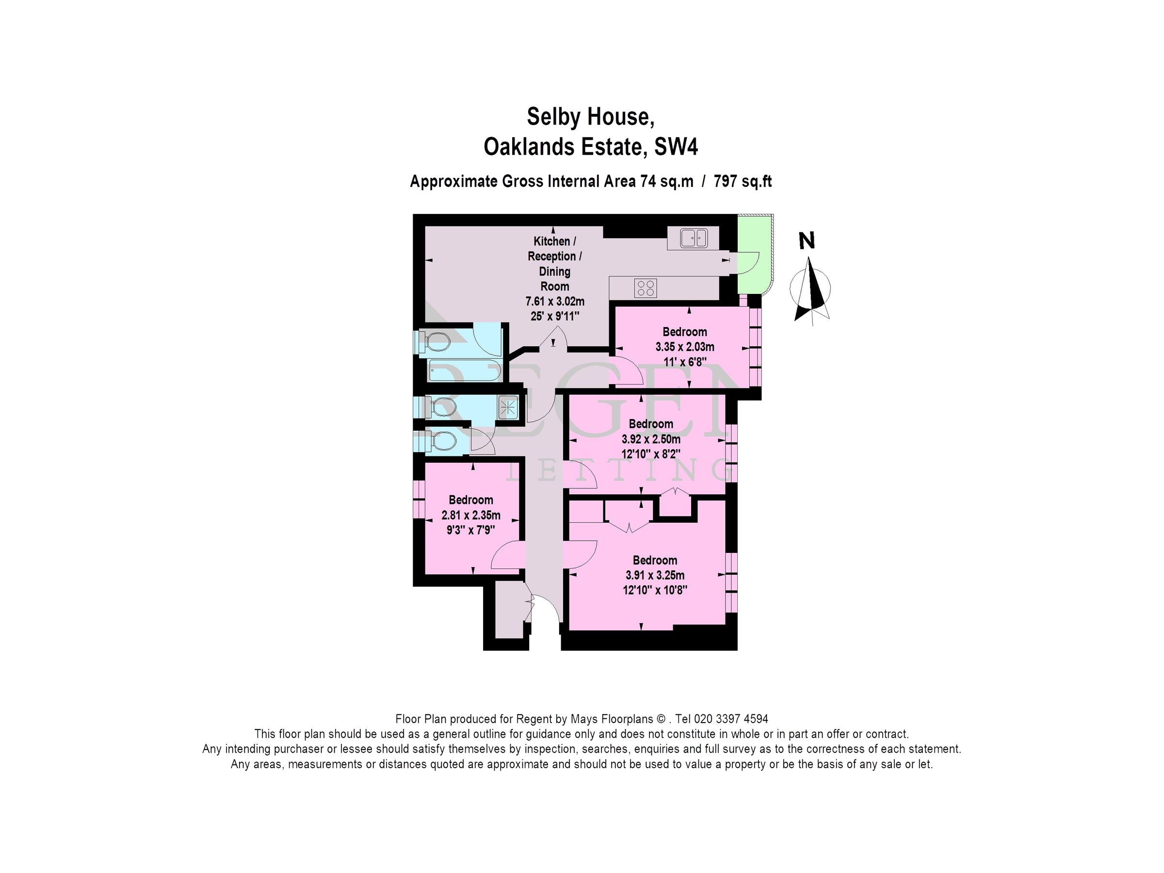 4 bed flat to rent in Selby House, Oaklands Estate SW4 Zoopla