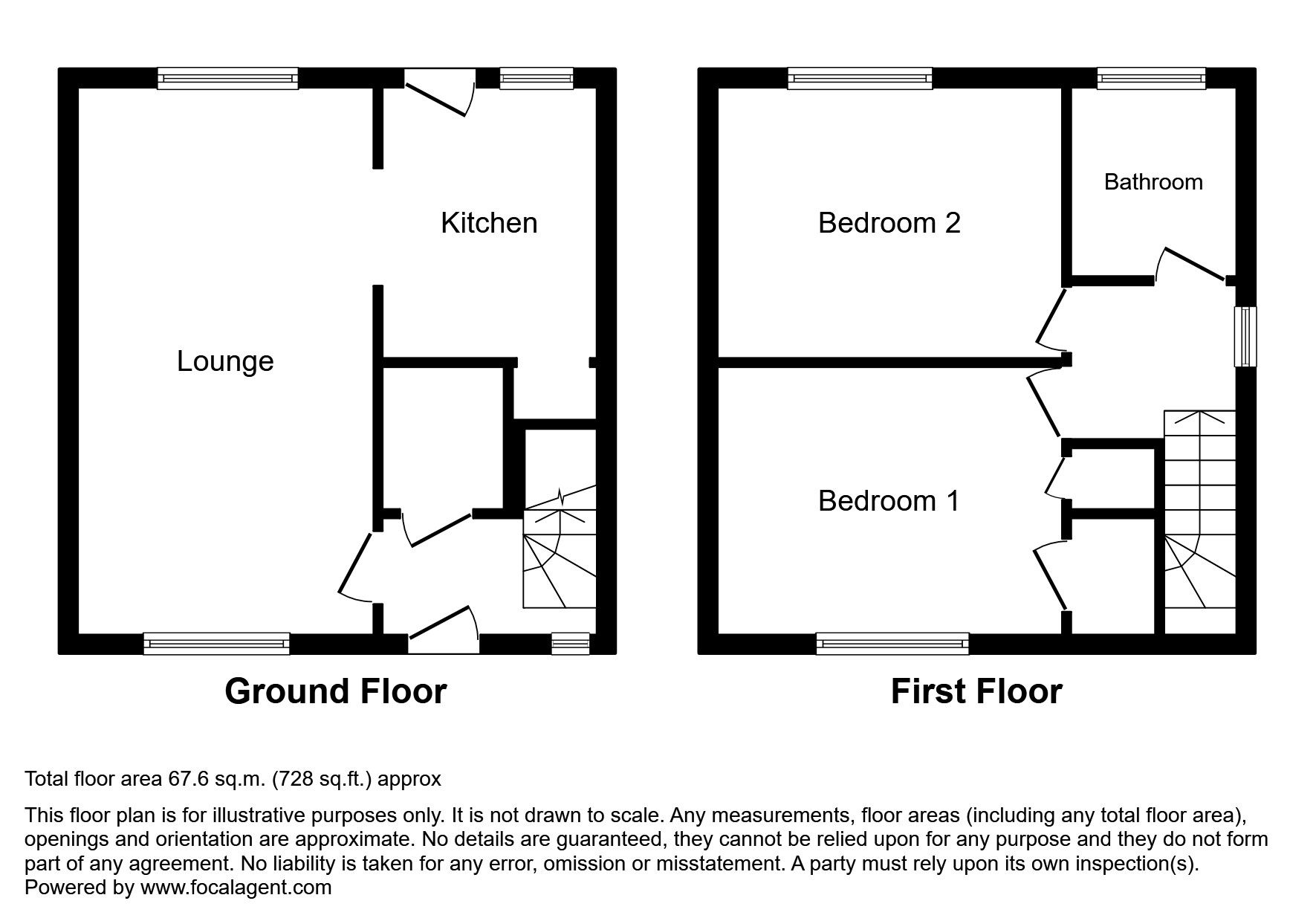2 bed semidetached house for sale in Tweed Street, Greenock