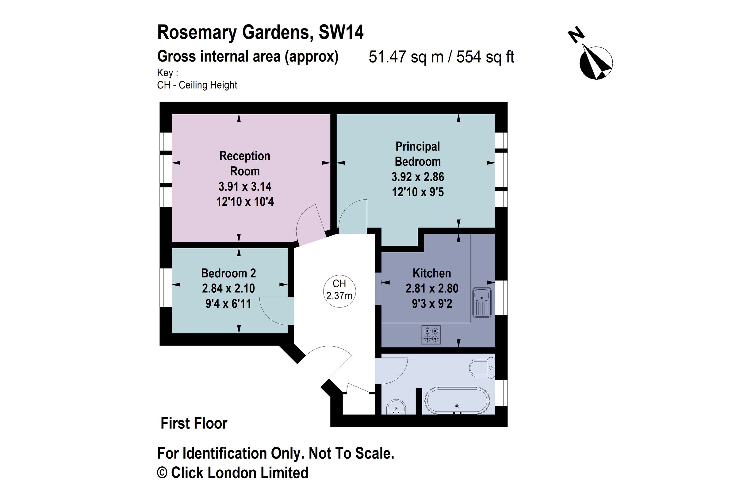 2 bed flat for sale in Rosemary Gardens, London SW14 Zoopla