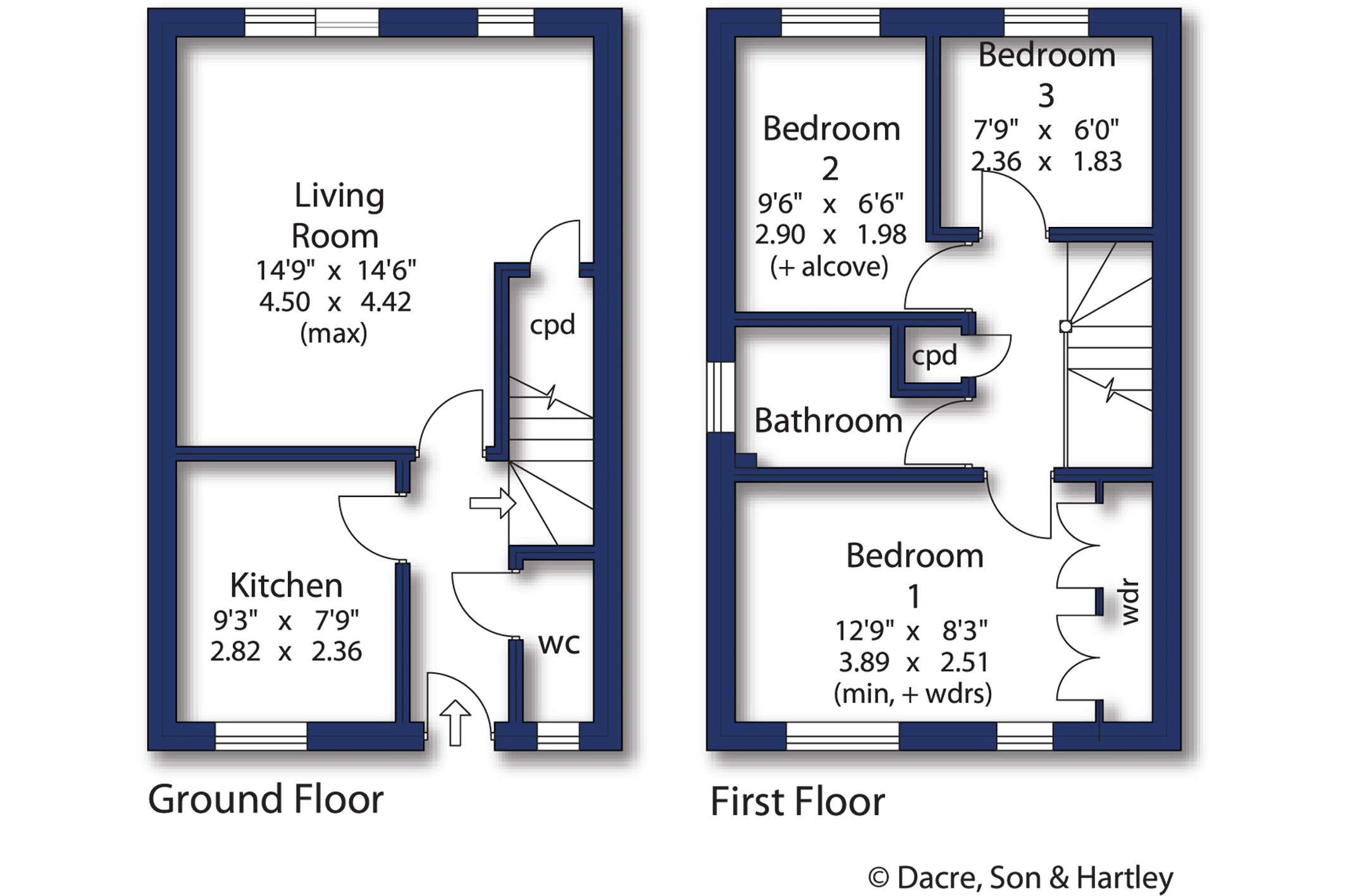 3 bed semidetached house for sale in Millers Croft, Batley, West