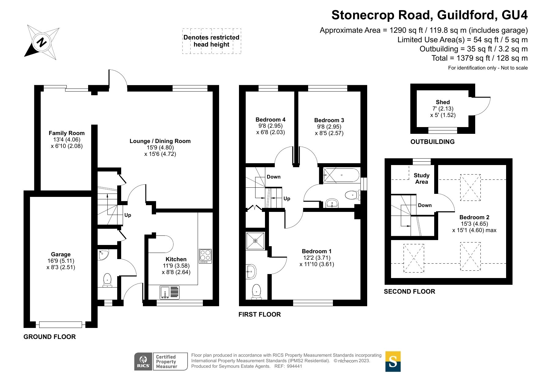 4 bed linkdetached house for sale in Merrow Park, Guildford, Surrey GU4 Zoopla