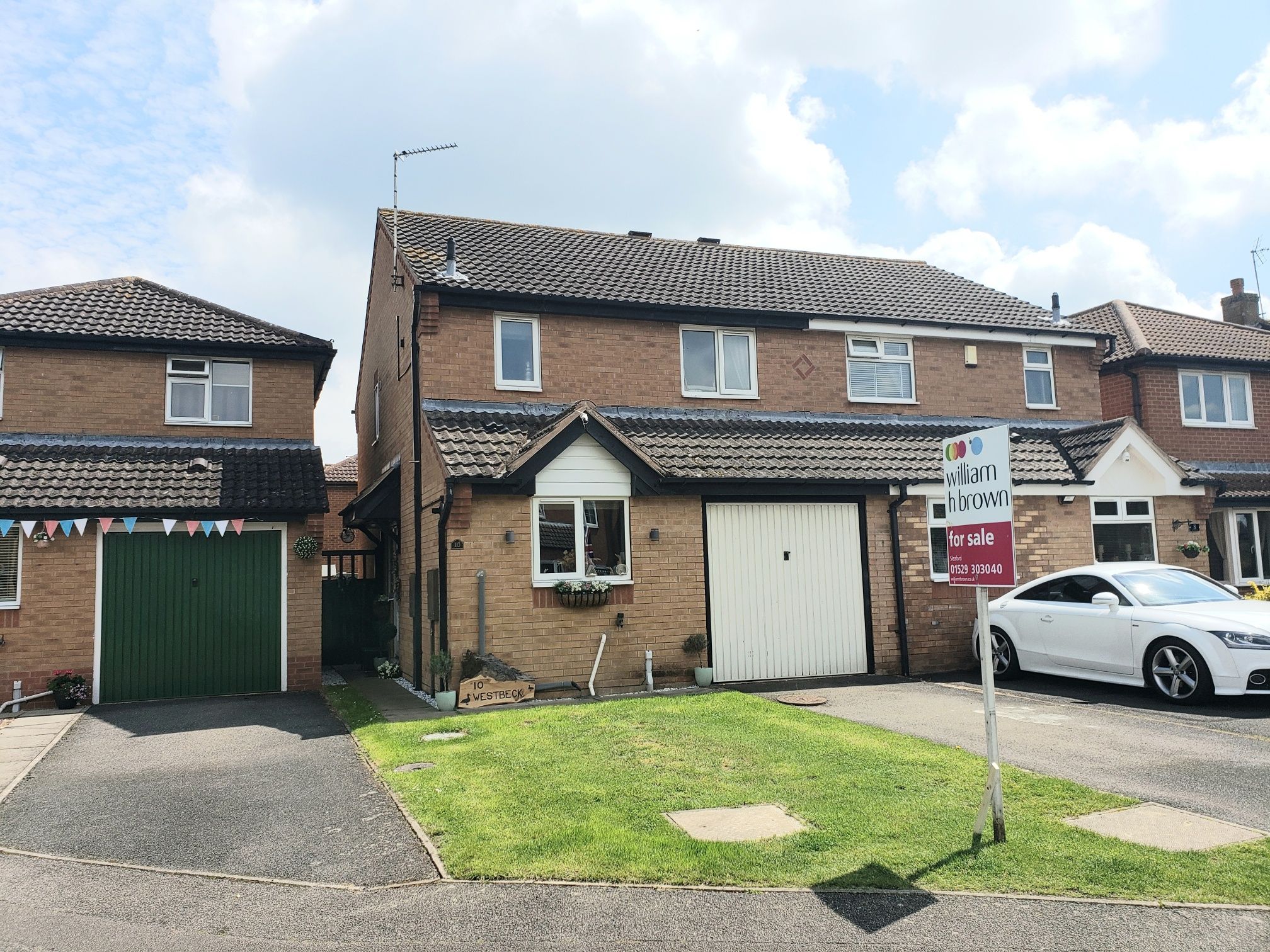 3 bed semidetached house for sale in Westbeck, Ruskington, Sleaford