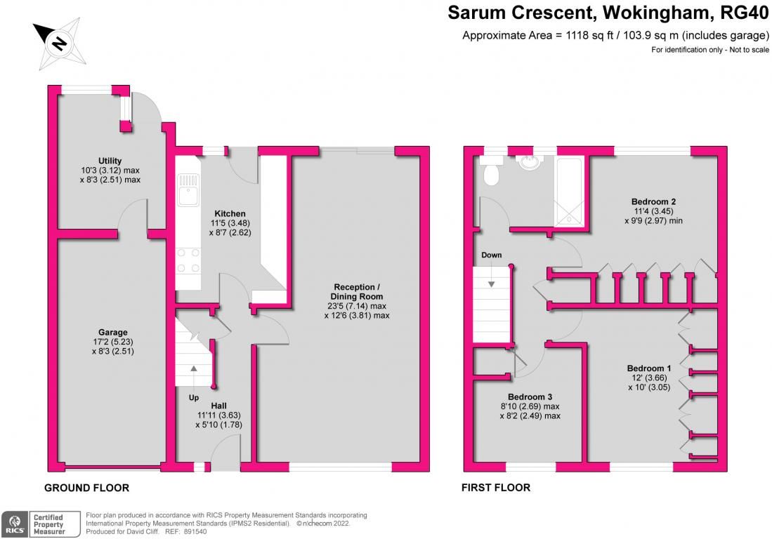 3 bed semidetached house for sale in Sarum Crescent, Wokingham RG40