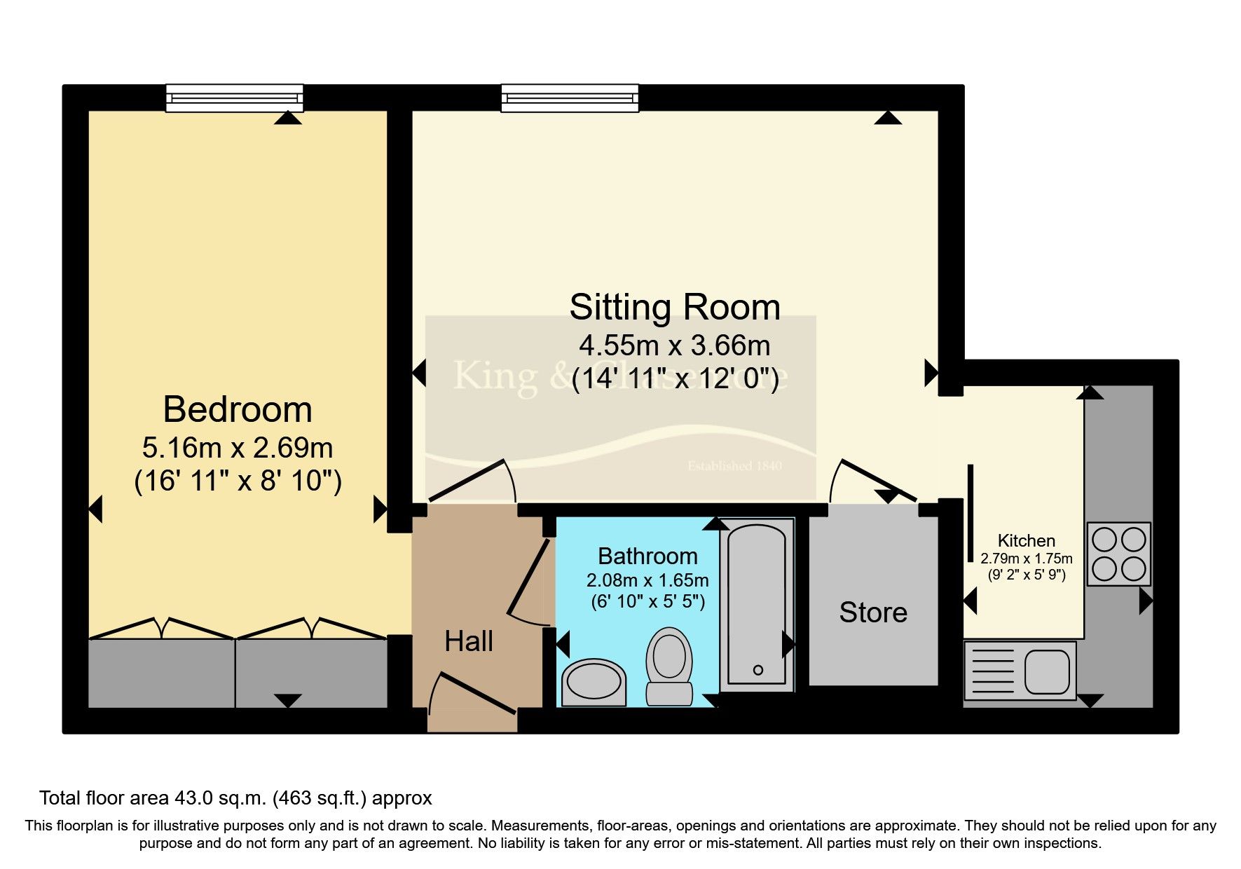 1 bed flat for sale in Henty Gardens, Chichester, West Sussex PO19 Zoopla