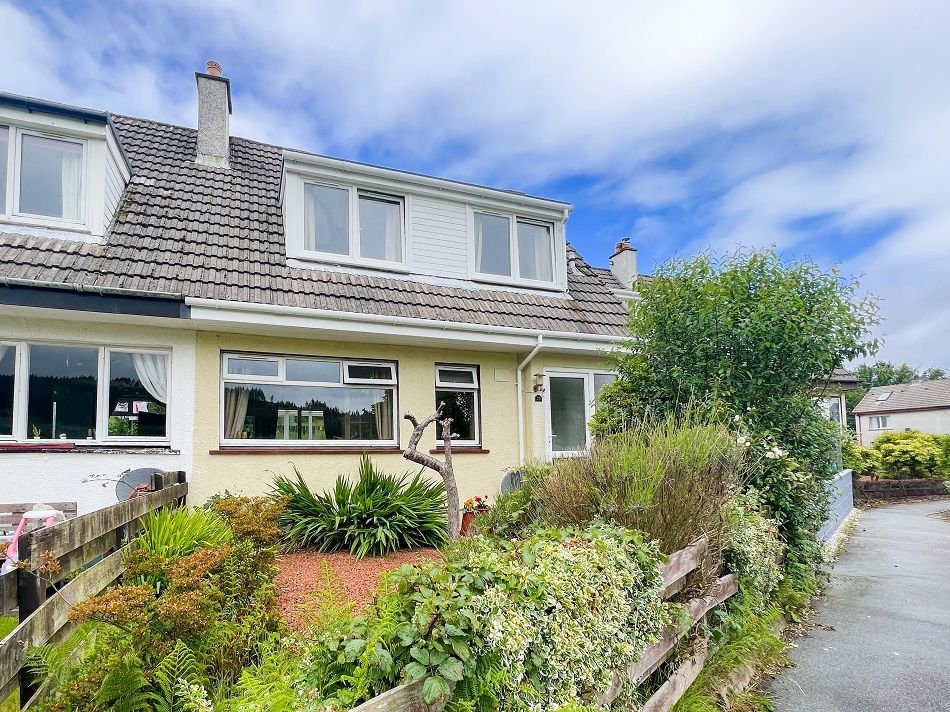 2 bed terraced house for sale in 26 Castle Road, Dunbeg, Oban, Argyll