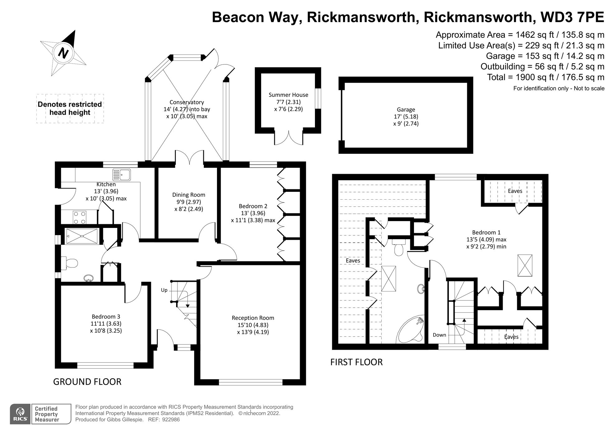 3 bed bungalow for sale in Beacon Way, Rickmansworth, Hertfordshire WD3