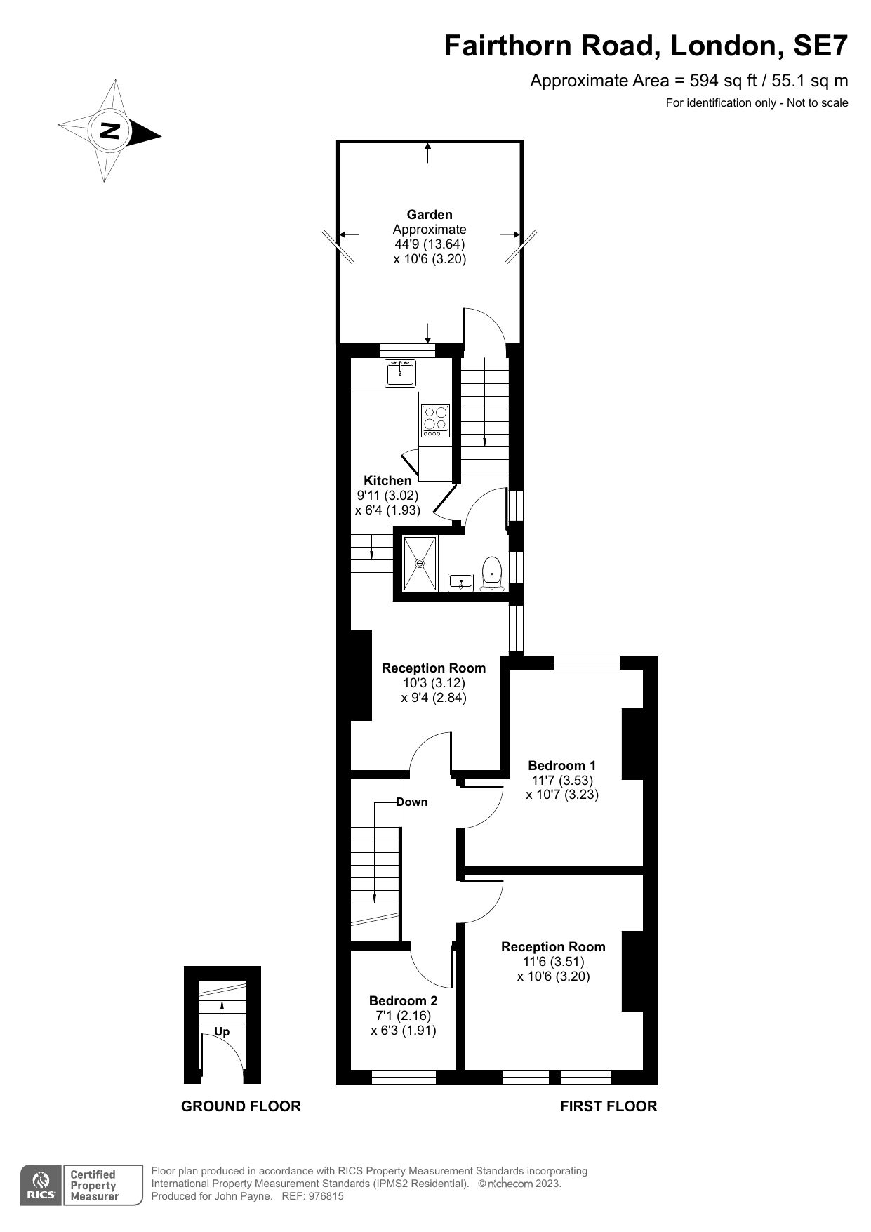 2 bed flat to rent in Fairthorn Road, London SE7 Zoopla