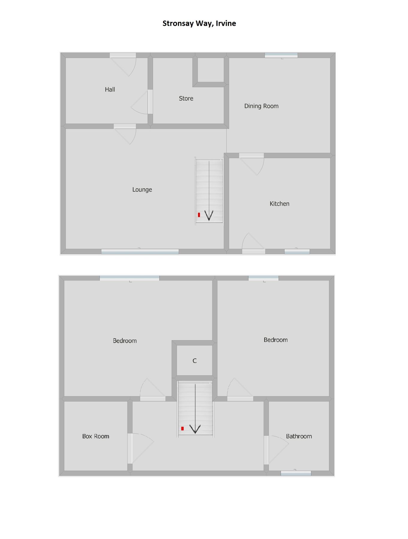 2 bed terraced house for sale in Stronsay Way, Broomlands, Irvine KA11