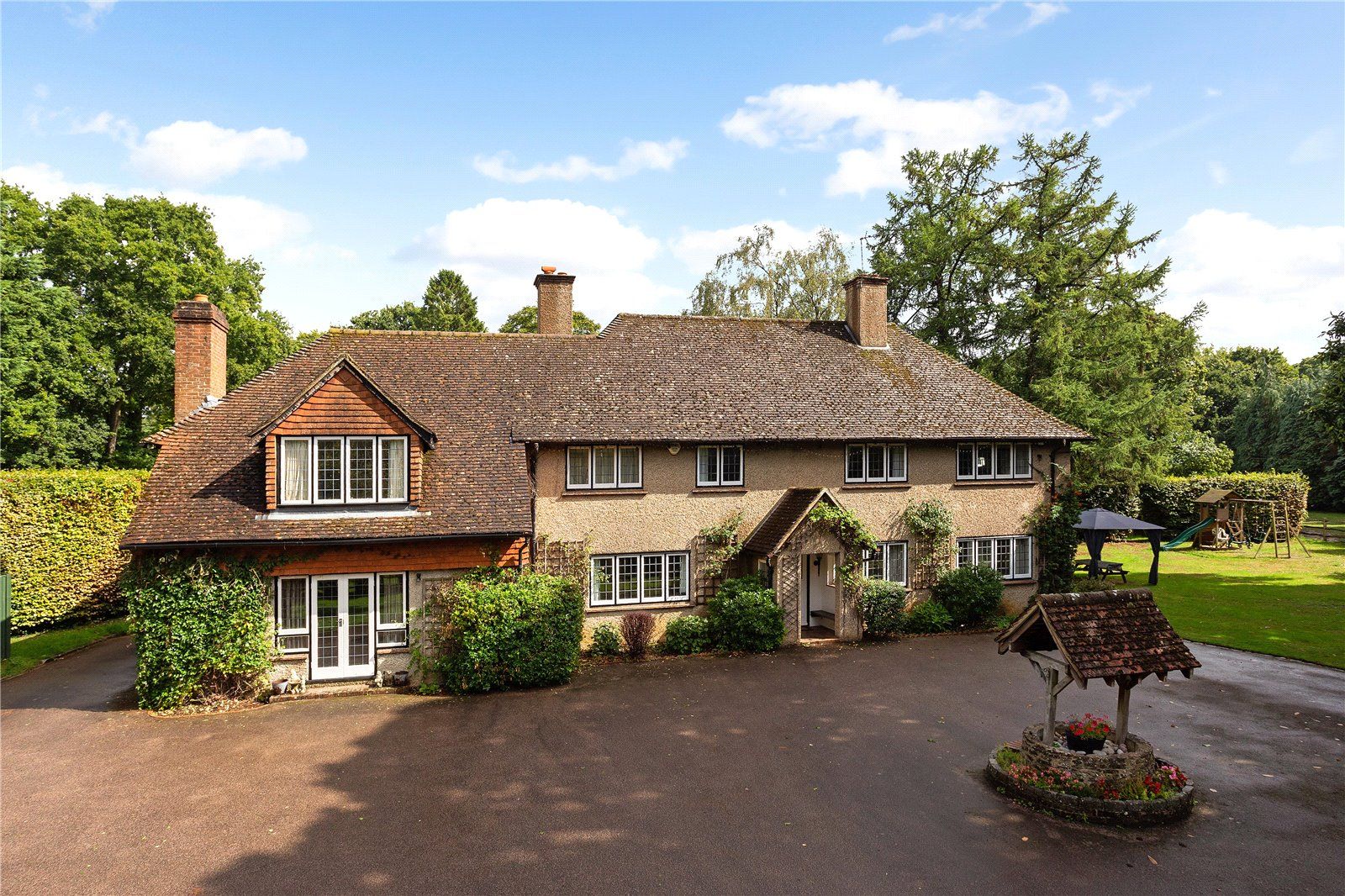 6 bed detached house for sale in Summers Lane, Hurtmore, Godalming
