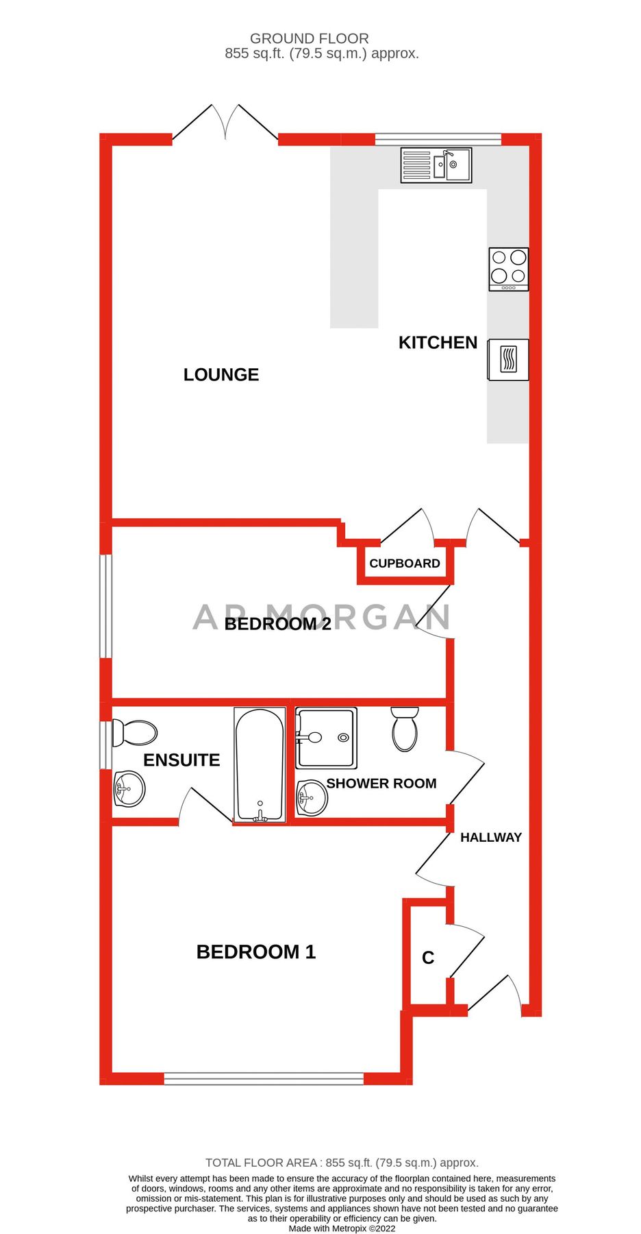 New home, 2 bed bungalow for sale in Worcester Road, Wychbold