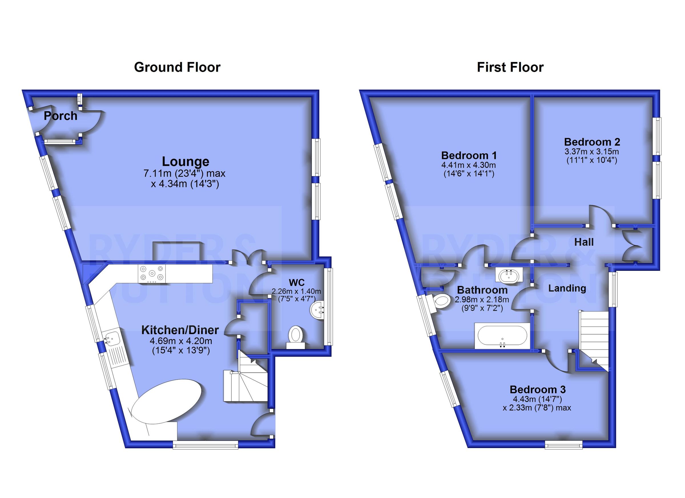 3 bed semidetached house for sale in Musbury Road, Helmshore
